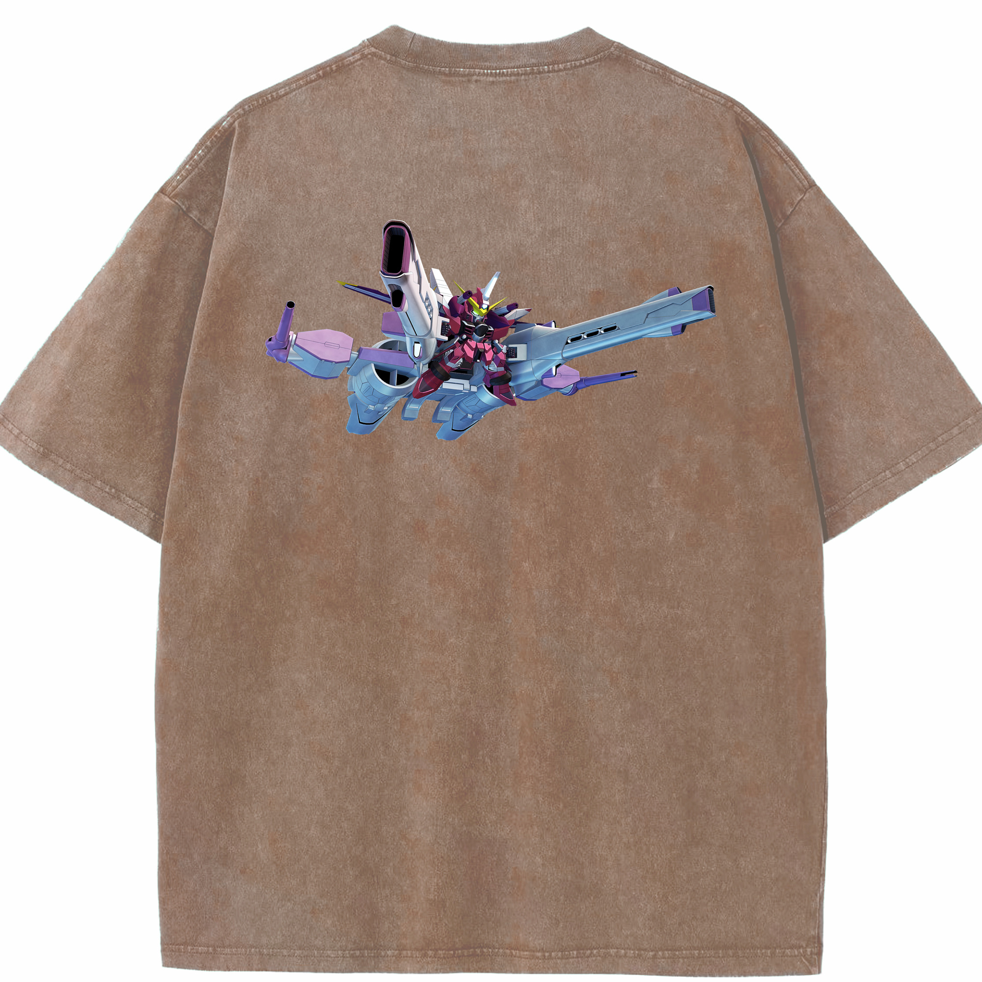 （画像用） 機動戦士ガンダム Mobile Suit Gundam 綿100% ヴィンテージ風 半袖Tシャツ（背面プリント）