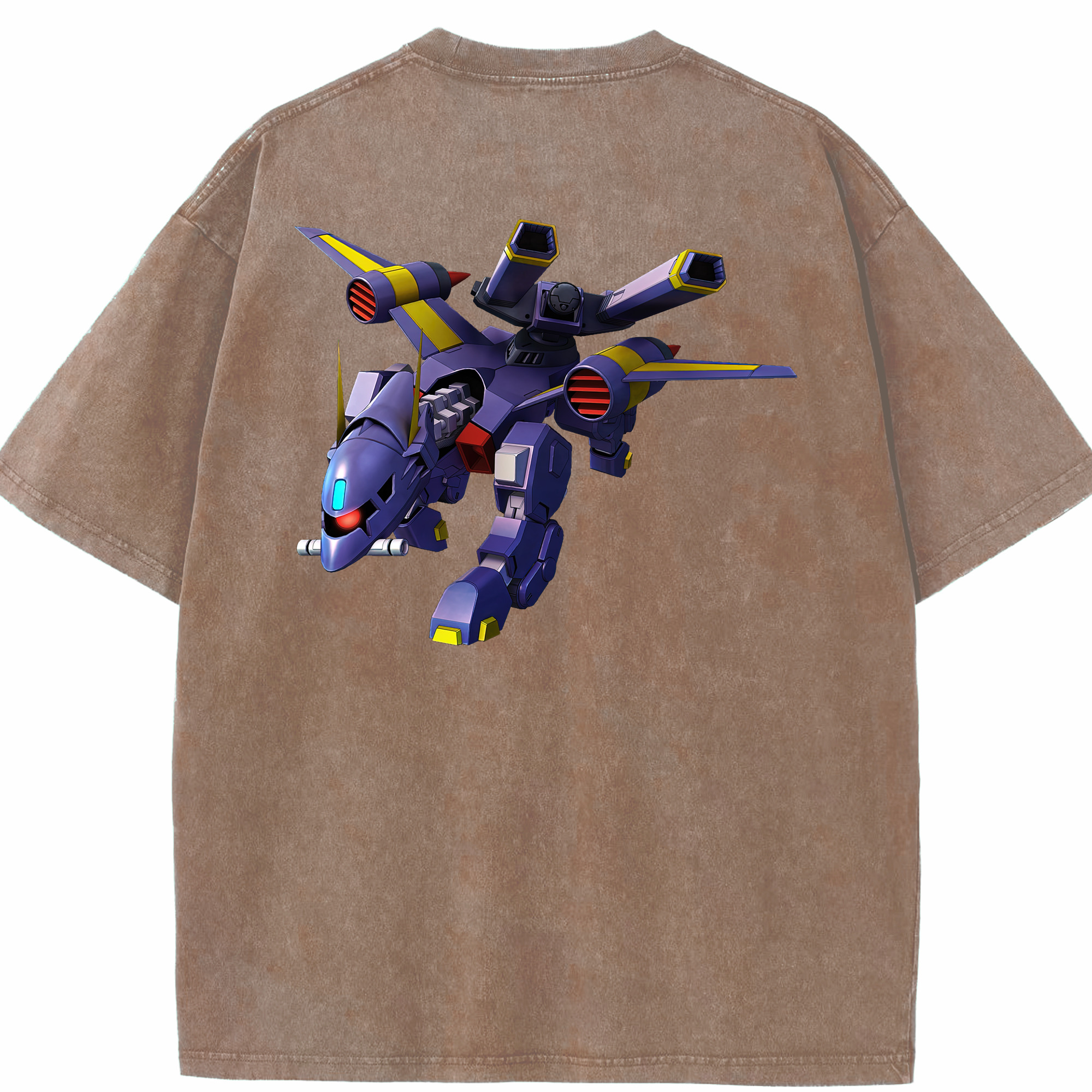 （画像用） 機動戦士ガンダム Mobile Suit Gundam 綿100% ヴィンテージ風 半袖Tシャツ（背面プリント）