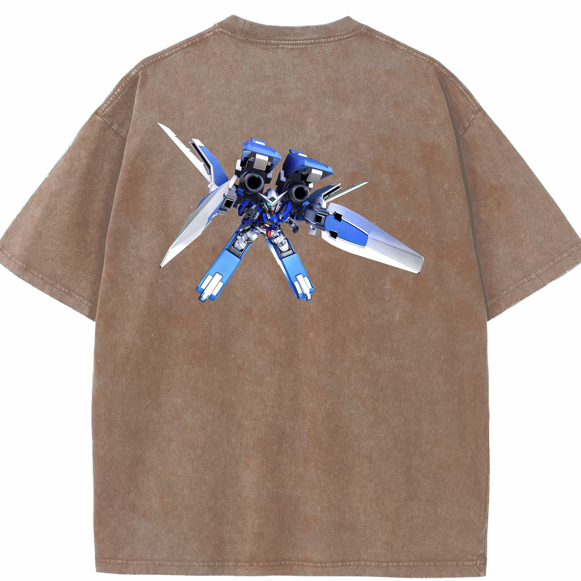 （画像用） 機動戦士ガンダム Mobile Suit Gundam 綿100% ヴィンテージ風 半袖Tシャツ（背面プリント）