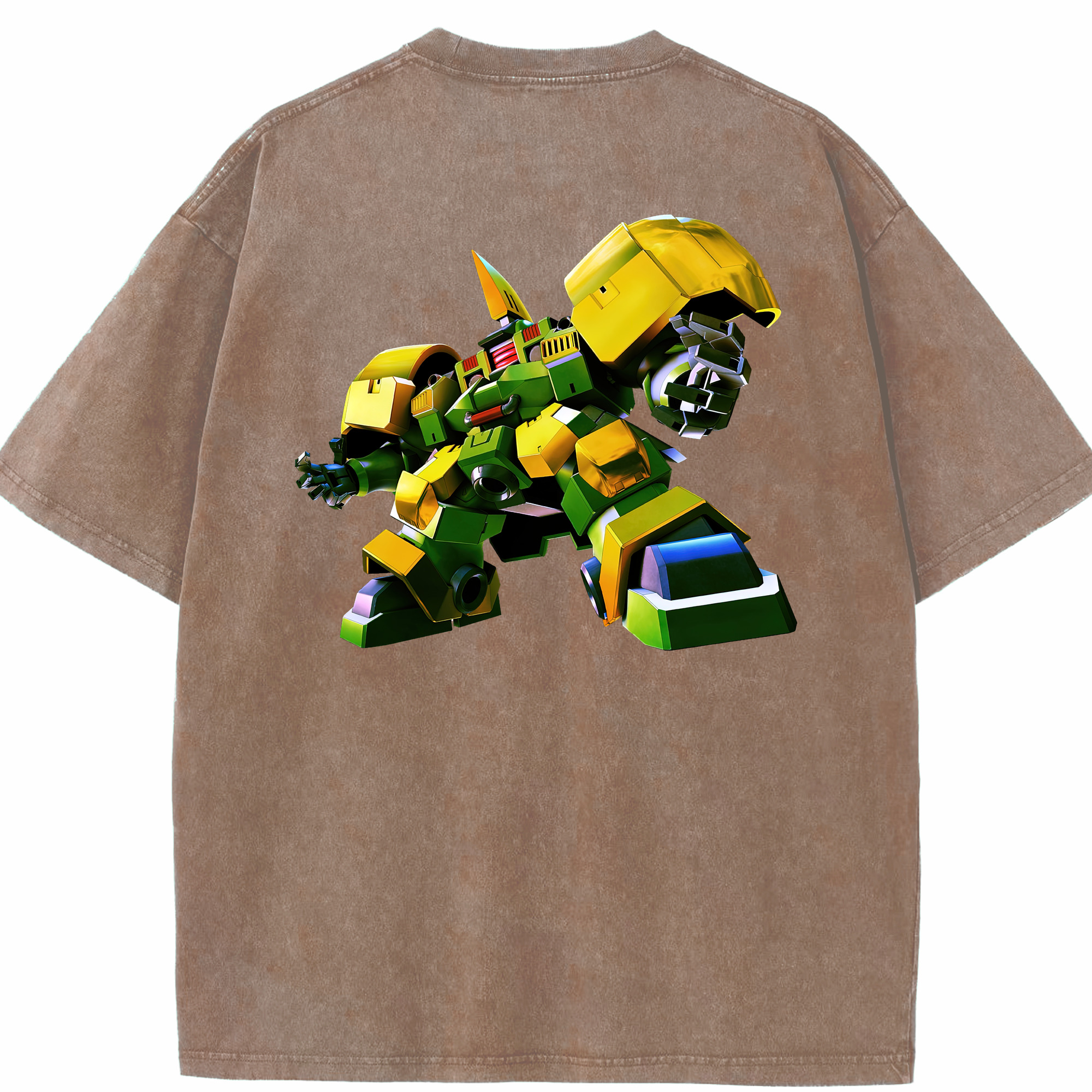 （画像用） 機動戦士ガンダム Mobile Suit Gundam 綿100% ヴィンテージ風 半袖Tシャツ（背面プリント）