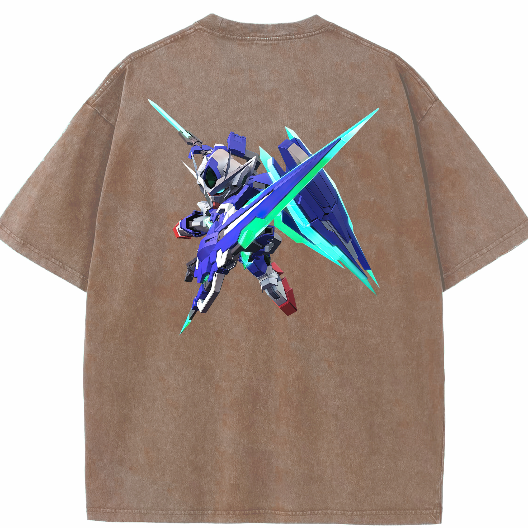 （画像用） 機動戦士ガンダム Mobile Suit Gundam 綿100% ヴィンテージ風 半袖Tシャツ（背面プリント）