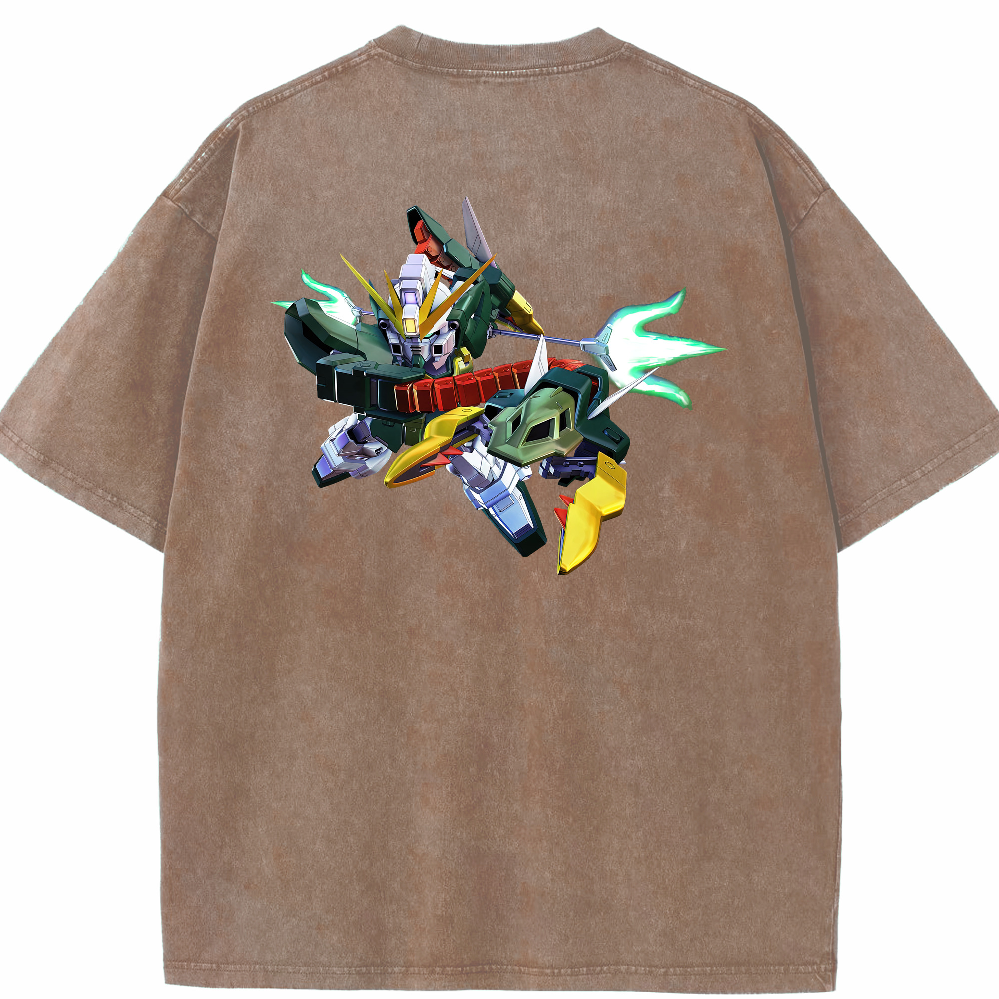 （画像用） 機動戦士ガンダム Mobile Suit Gundam 綿100% ヴィンテージ風 半袖Tシャツ（背面プリント）
