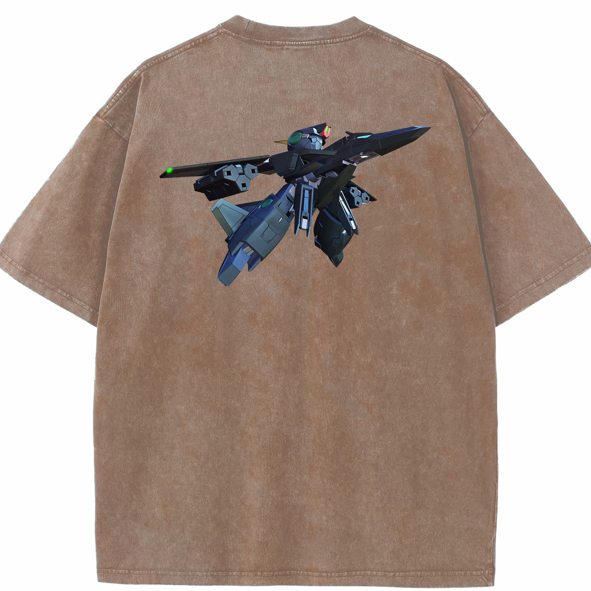（画像用） 機動戦士ガンダム Mobile Suit Gundam 綿100% ヴィンテージ風 半袖Tシャツ（背面プリント）