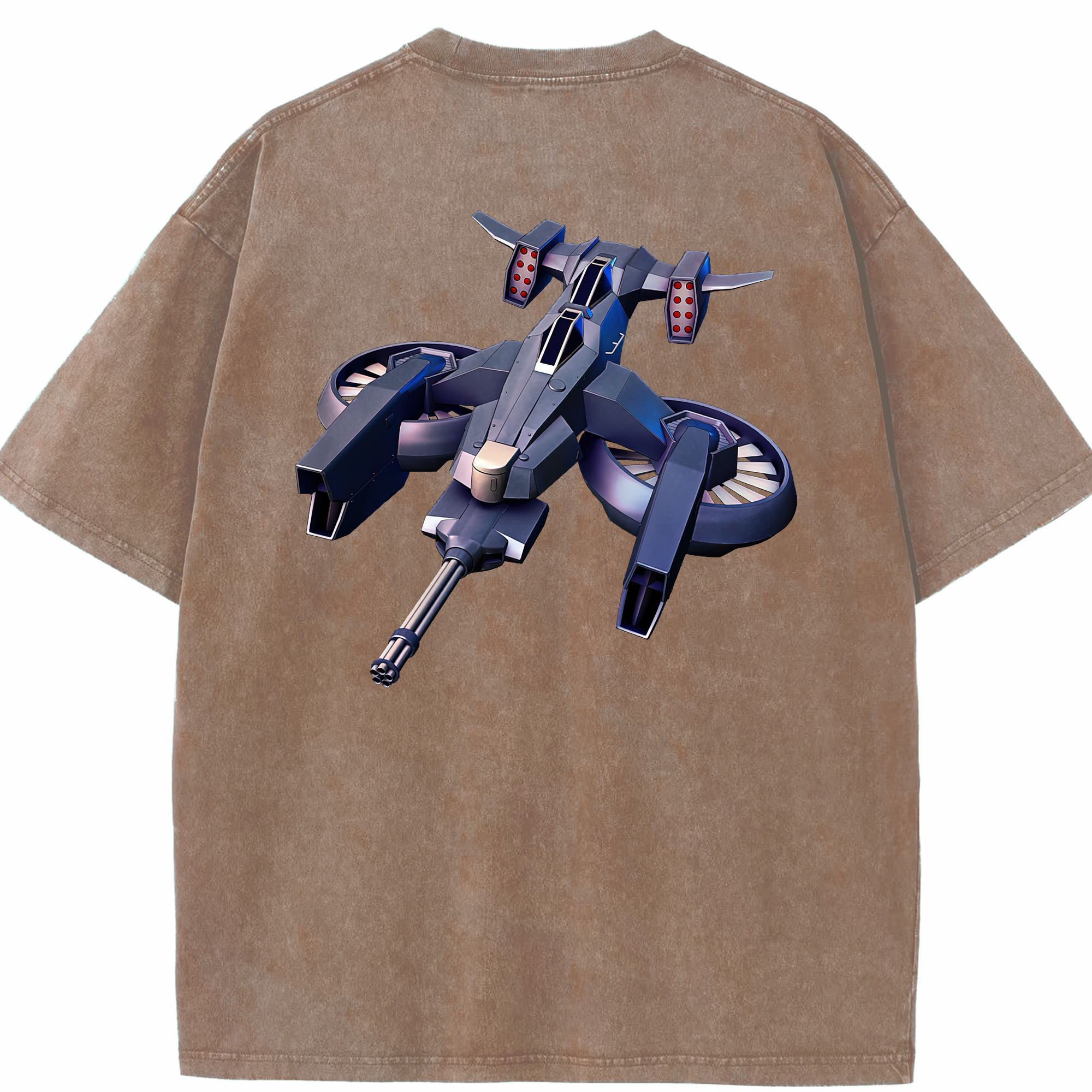 （画像用） 機動戦士ガンダム Mobile Suit Gundam 綿100% ヴィンテージ風 半袖Tシャツ（背面プリント）