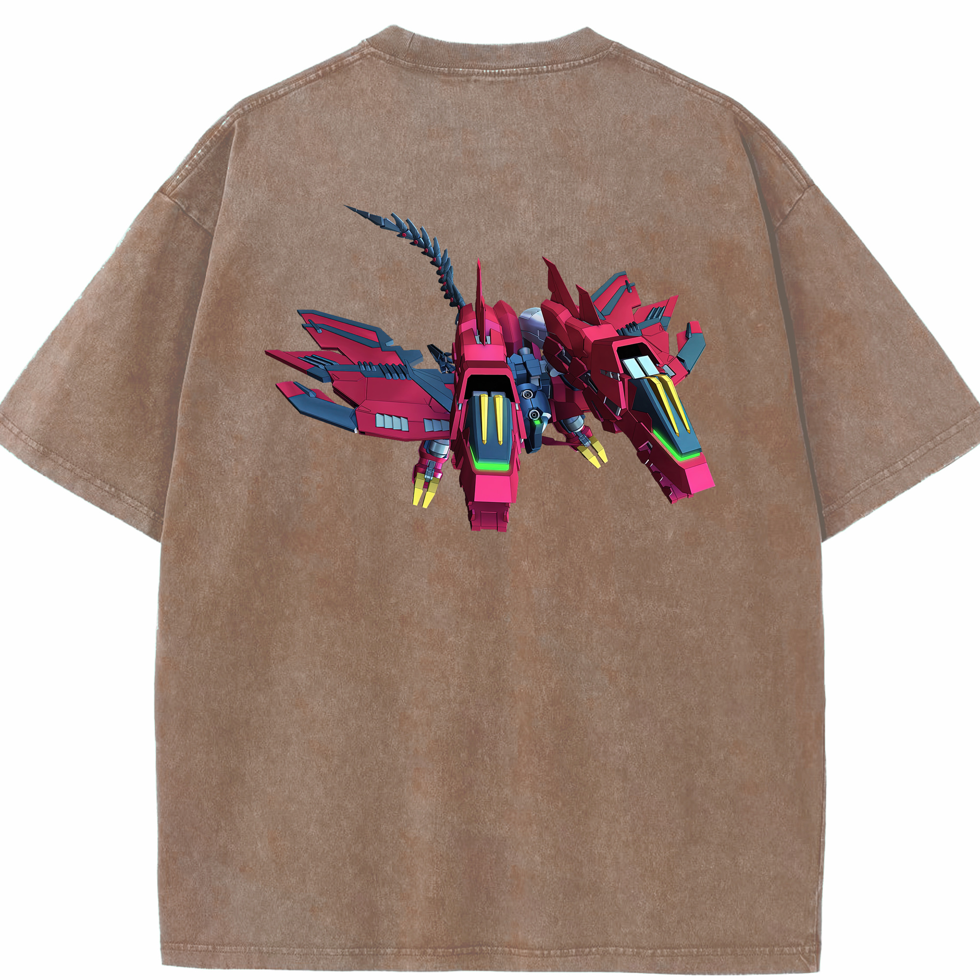 （画像用） 機動戦士ガンダム Mobile Suit Gundam 綿100% ヴィンテージ風 半袖Tシャツ（背面プリント）