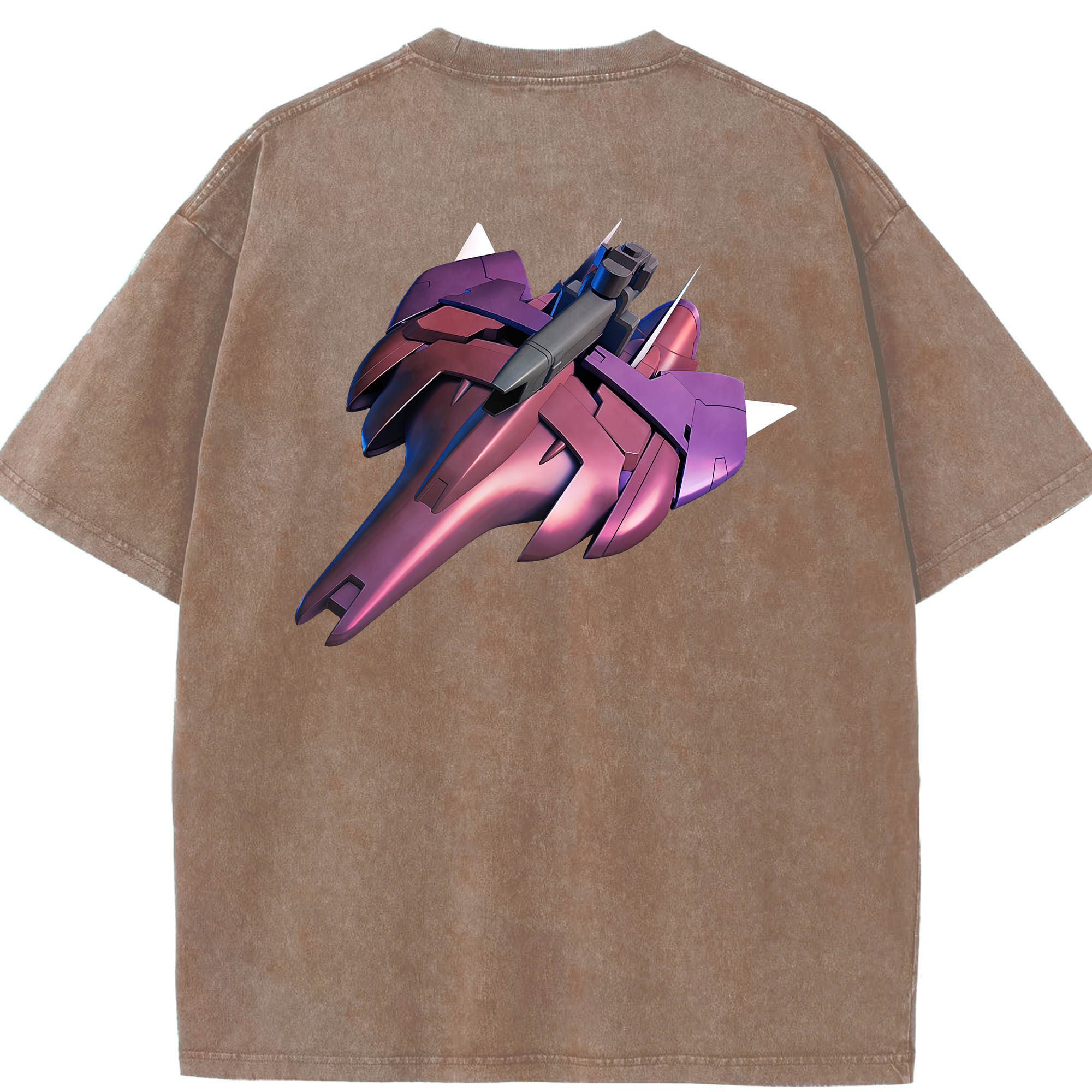 （画像用） 機動戦士ガンダム Mobile Suit Gundam 綿100% ヴィンテージ風 半袖Tシャツ（背面プリント）