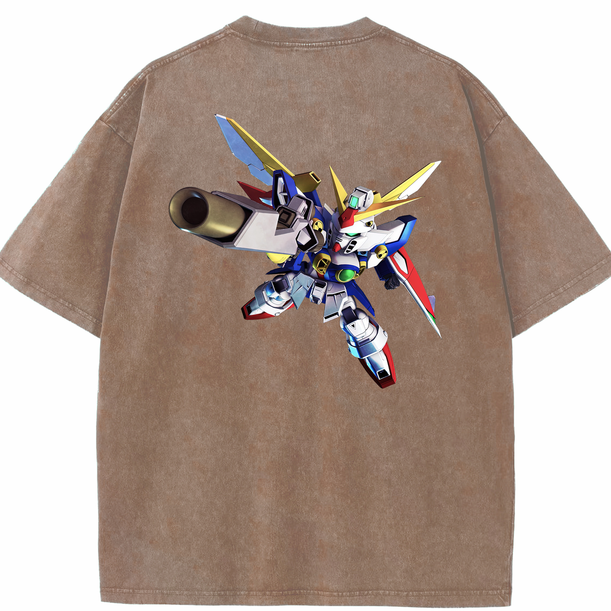 （画像用） 機動戦士ガンダム Mobile Suit Gundam 綿100% ヴィンテージ風 半袖Tシャツ（背面プリント）