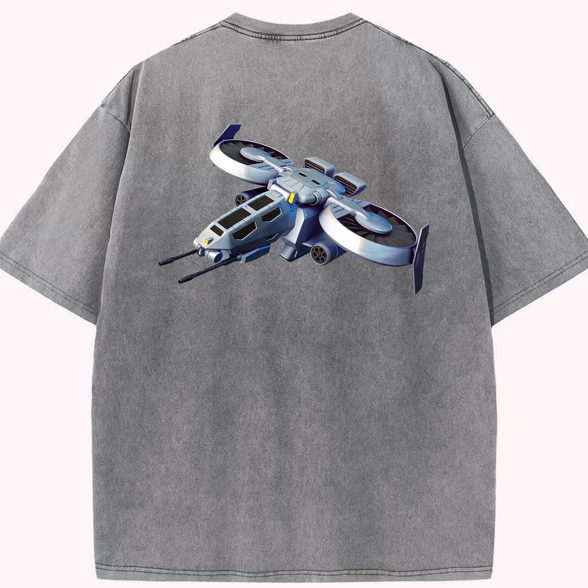 （画像用） 機動戦士ガンダム Mobile Suit Gundam 綿100% ヴィンテージ風 半袖Tシャツ（背面プリント）