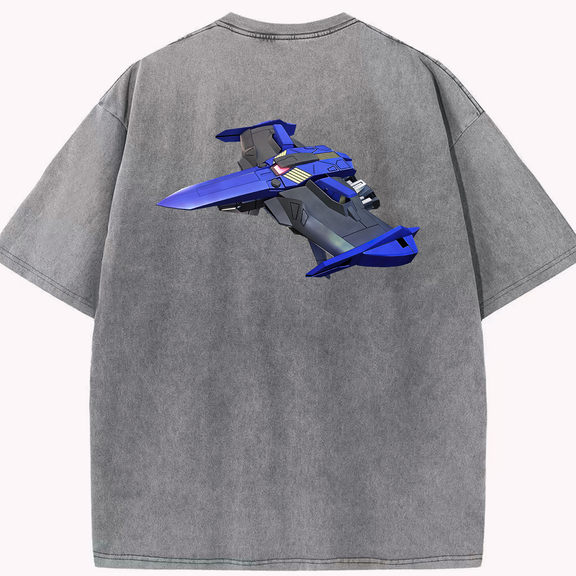 （画像用） 機動戦士ガンダム Mobile Suit Gundam 綿100% ヴィンテージ風 半袖Tシャツ（背面プリント）