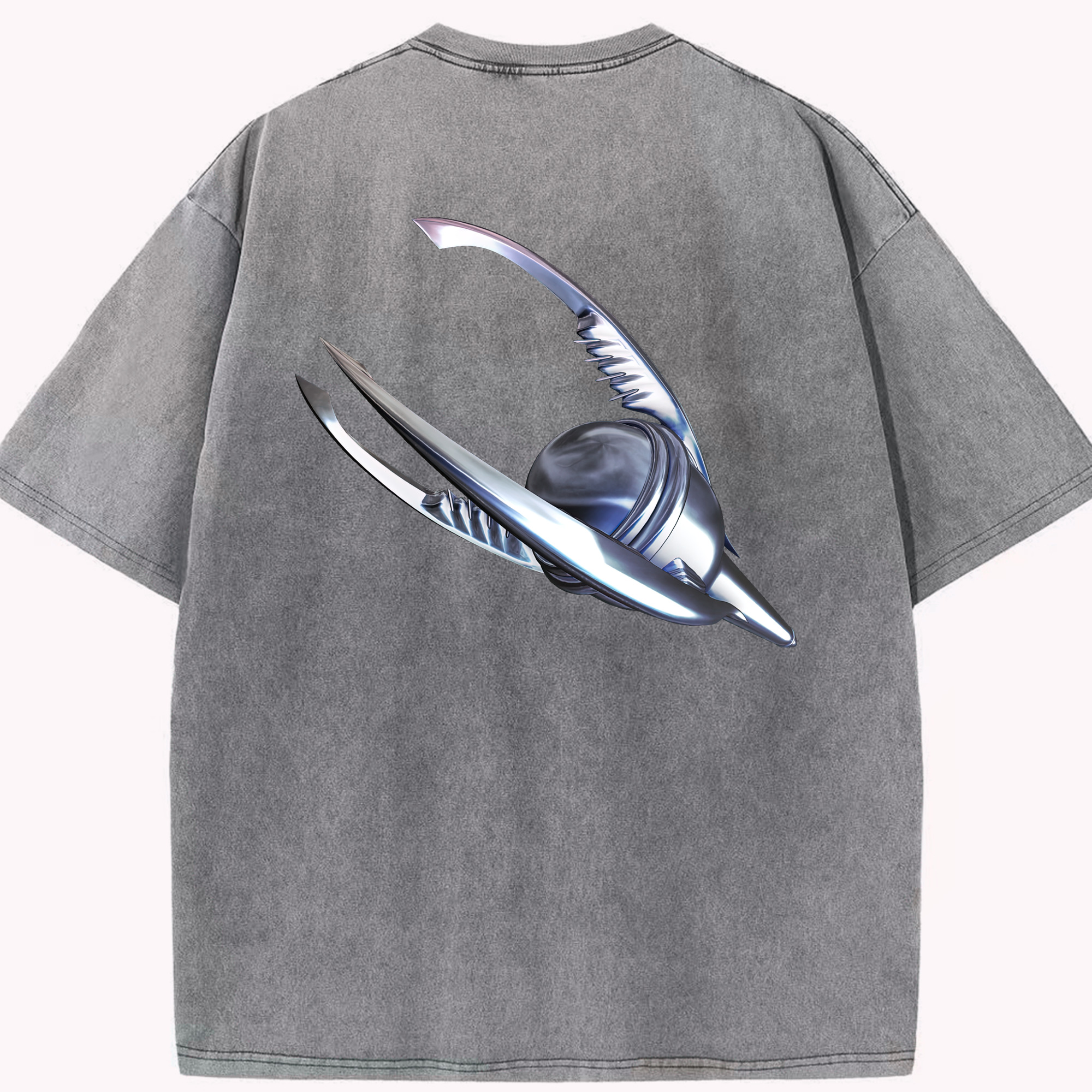 （画像用） 機動戦士ガンダム Mobile Suit Gundam 綿100% ヴィンテージ風 半袖Tシャツ（背面プリント）