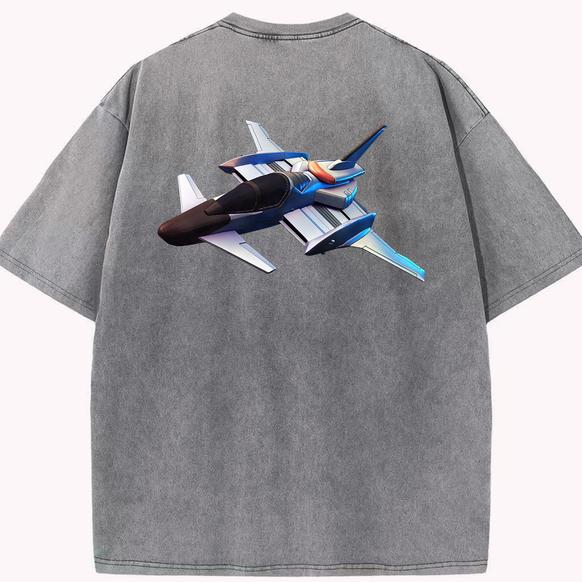 （画像用） 機動戦士ガンダム Mobile Suit Gundam 綿100% ヴィンテージ風 半袖Tシャツ（背面プリント）
