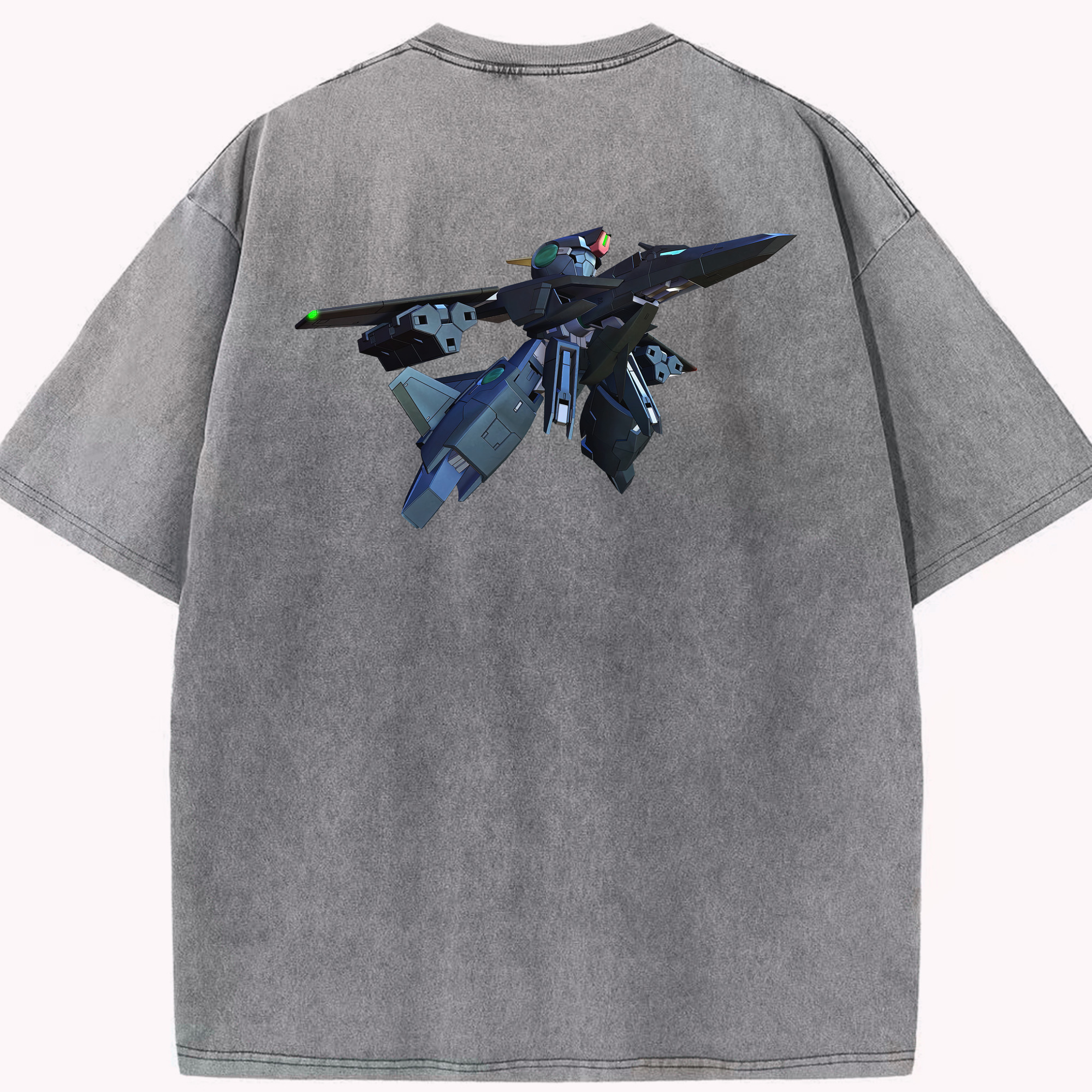 （画像用） 機動戦士ガンダム Mobile Suit Gundam 綿100% ヴィンテージ風 半袖Tシャツ（背面プリント）