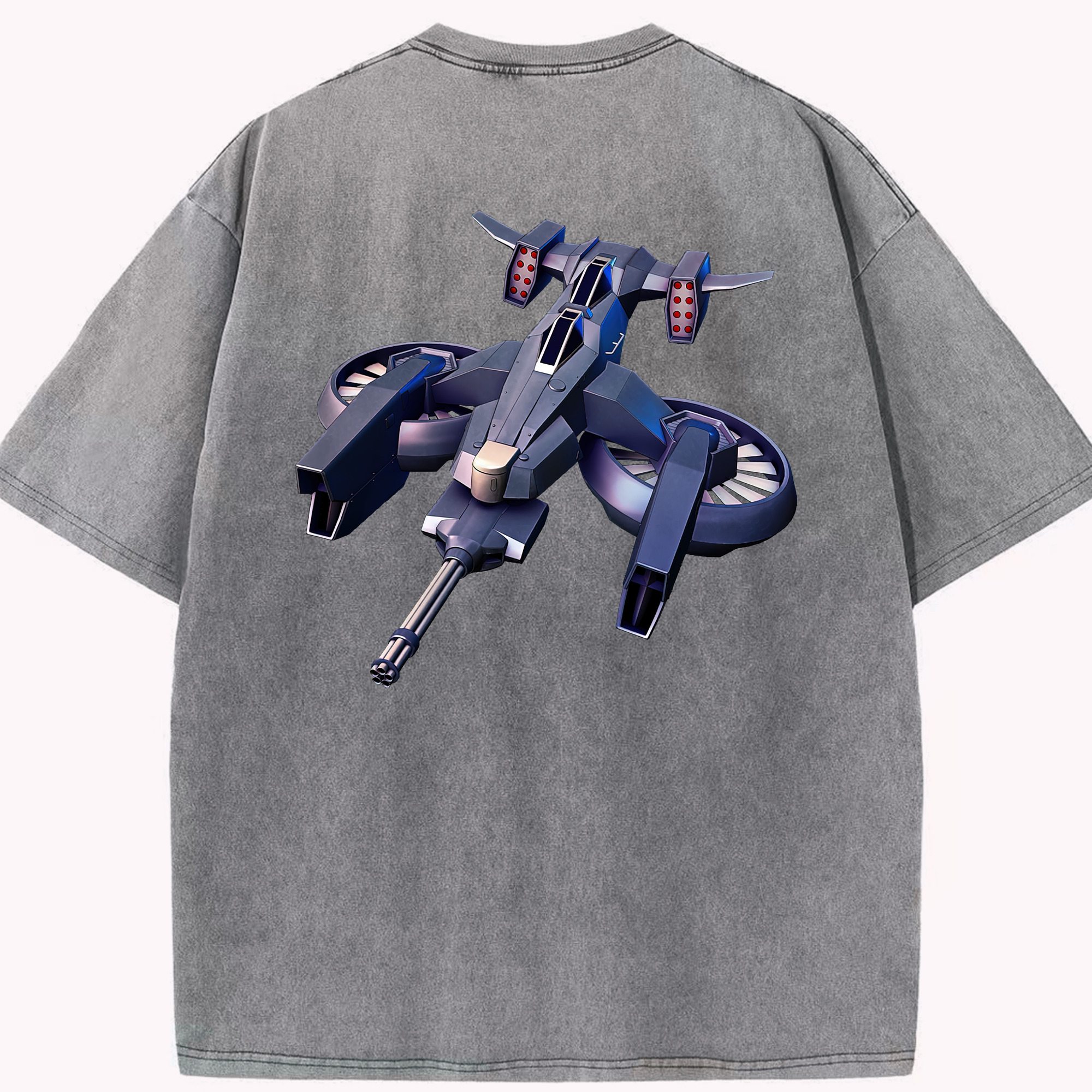 （画像用） 機動戦士ガンダム Mobile Suit Gundam 綿100% ヴィンテージ風 半袖Tシャツ（背面プリント）