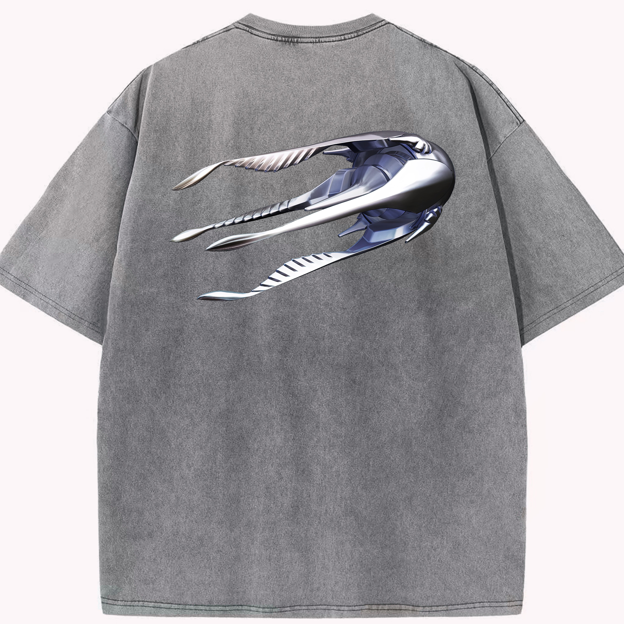 （画像用） 機動戦士ガンダム Mobile Suit Gundam 綿100% ヴィンテージ風 半袖Tシャツ（背面プリント）