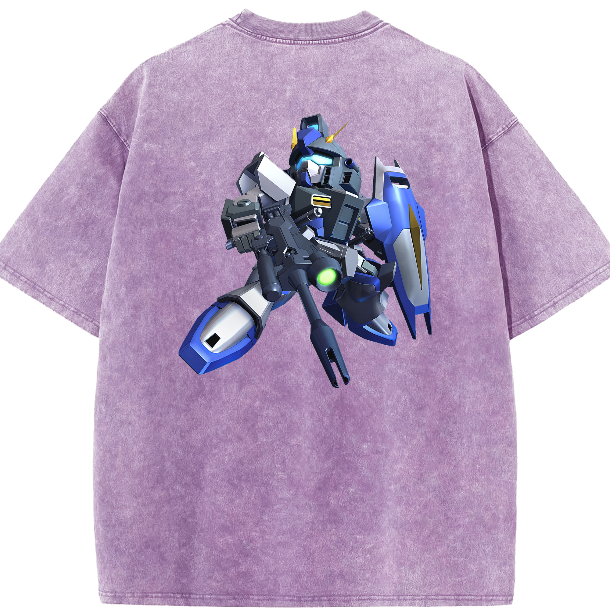 （画像用） 機動戦士ガンダム Mobile Suit Gundam 綿100% ヴィンテージ風 半袖Tシャツ（背面プリント）