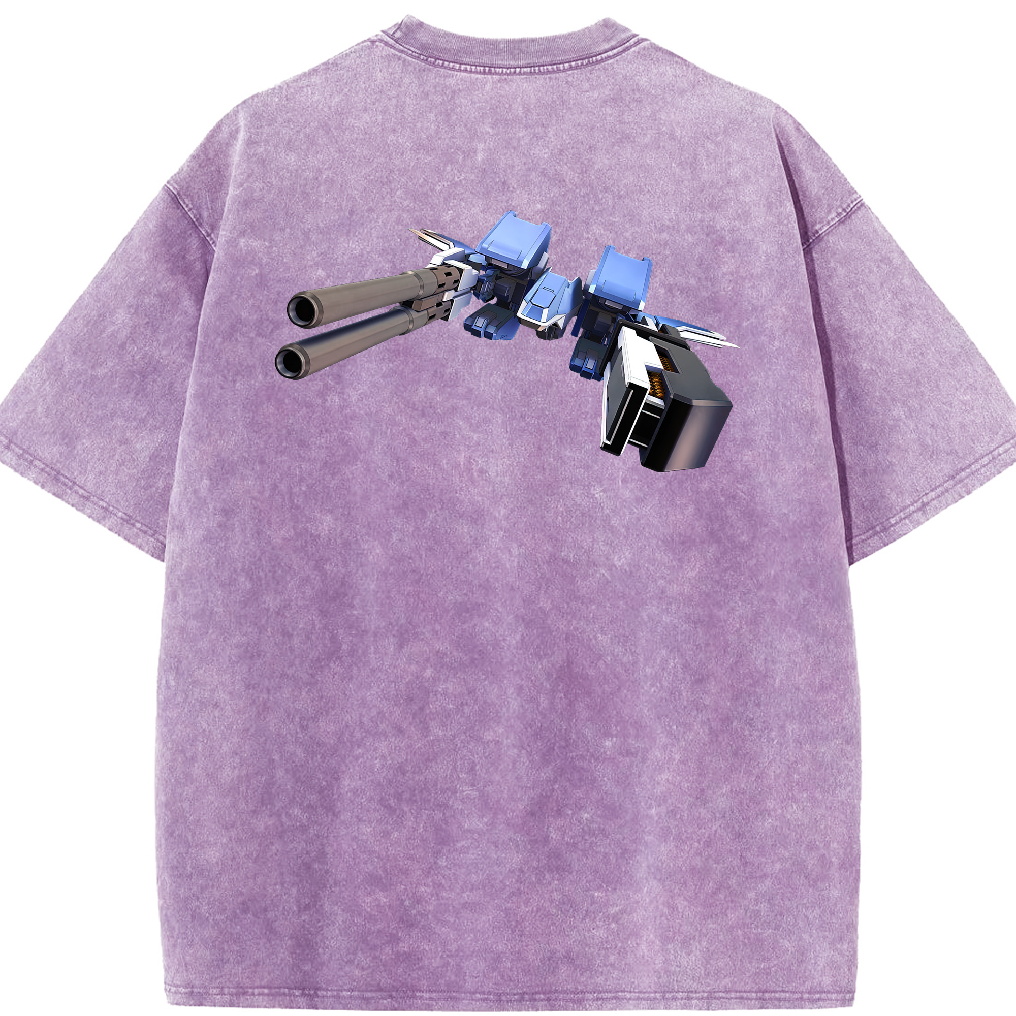 （画像用） 機動戦士ガンダム Mobile Suit Gundam 綿100% ヴィンテージ風 半袖Tシャツ（背面プリント）