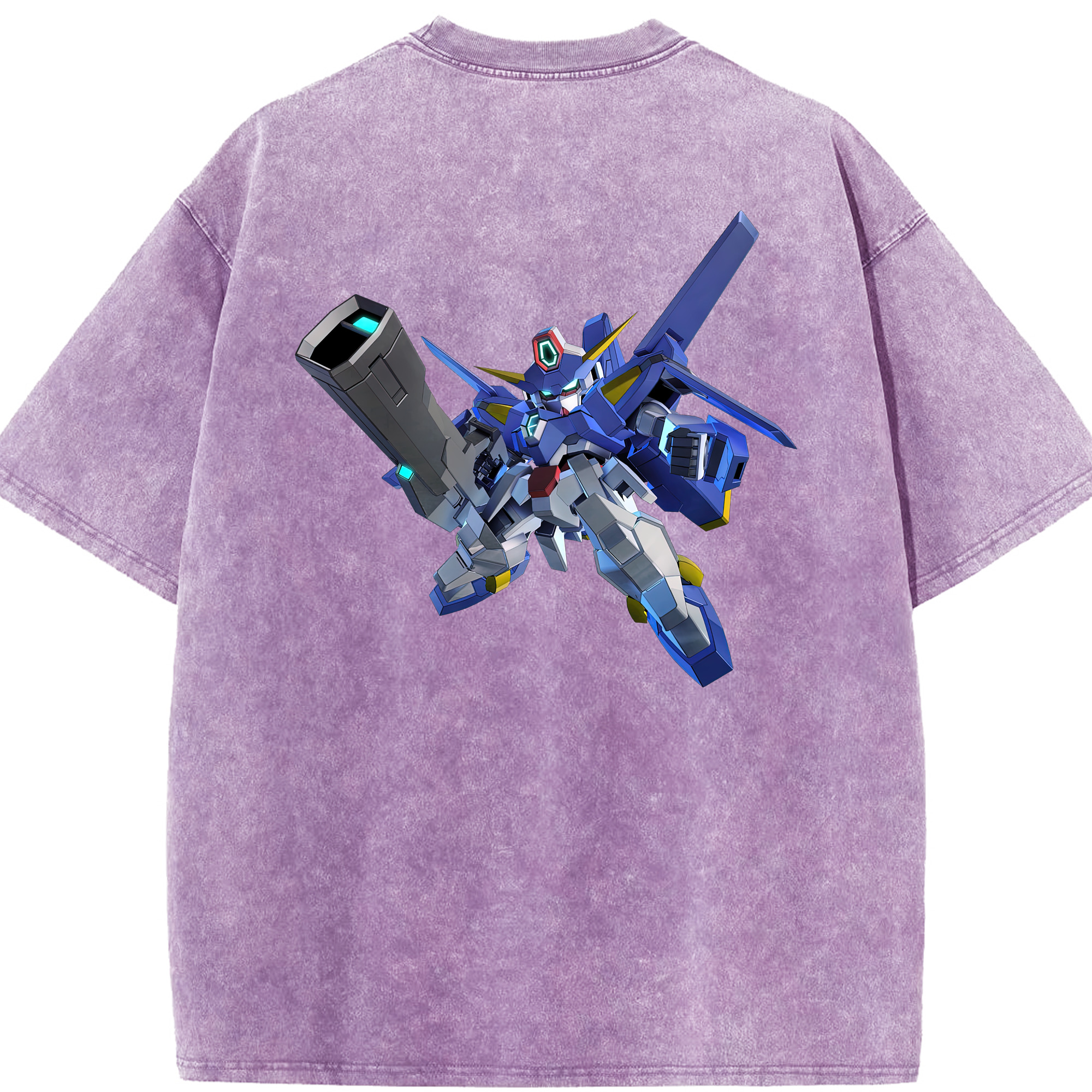 （画像用） 機動戦士ガンダム Mobile Suit Gundam 綿100% ヴィンテージ風 半袖Tシャツ（背面プリント）