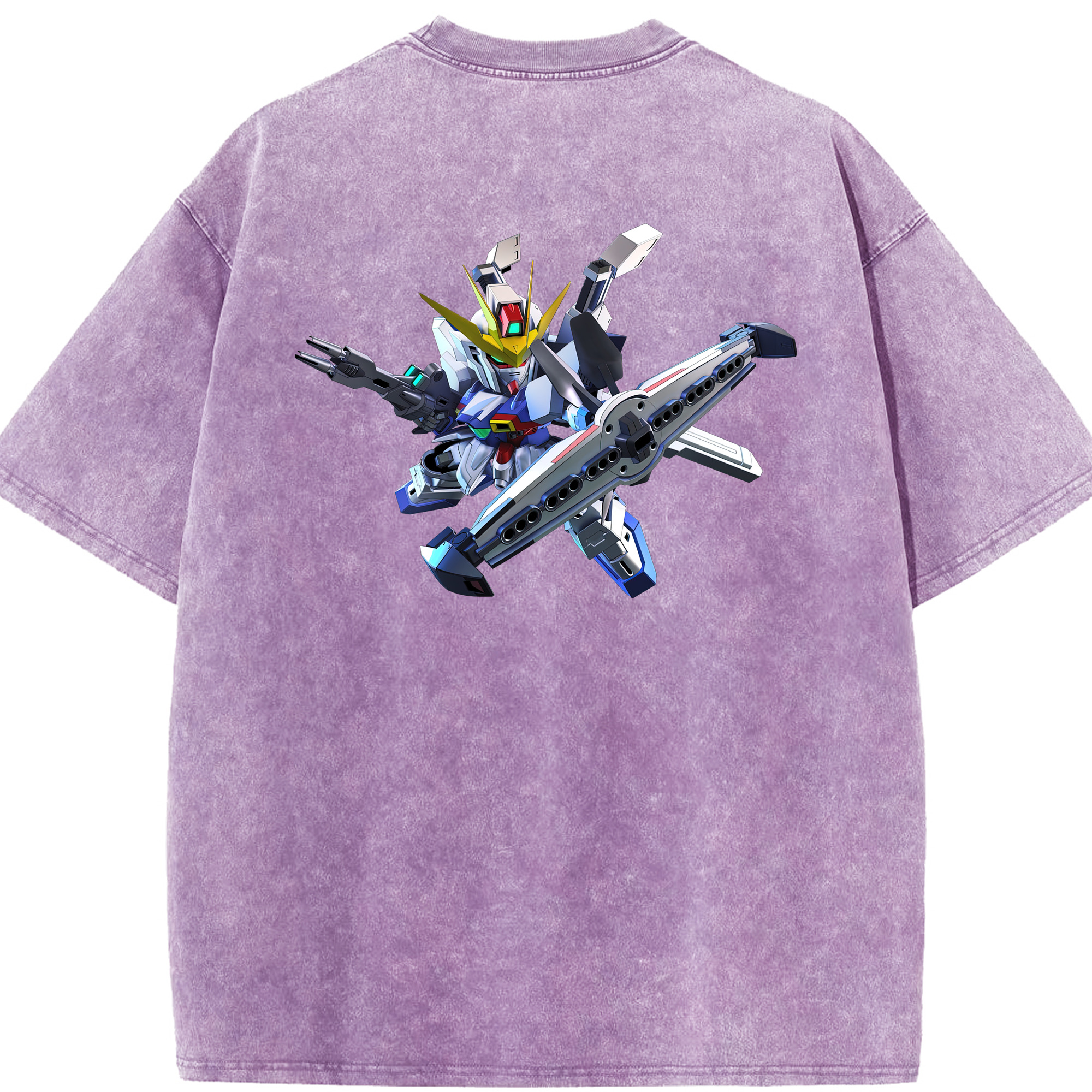（画像用） 機動戦士ガンダム Mobile Suit Gundam 綿100% ヴィンテージ風 半袖Tシャツ（背面プリント）