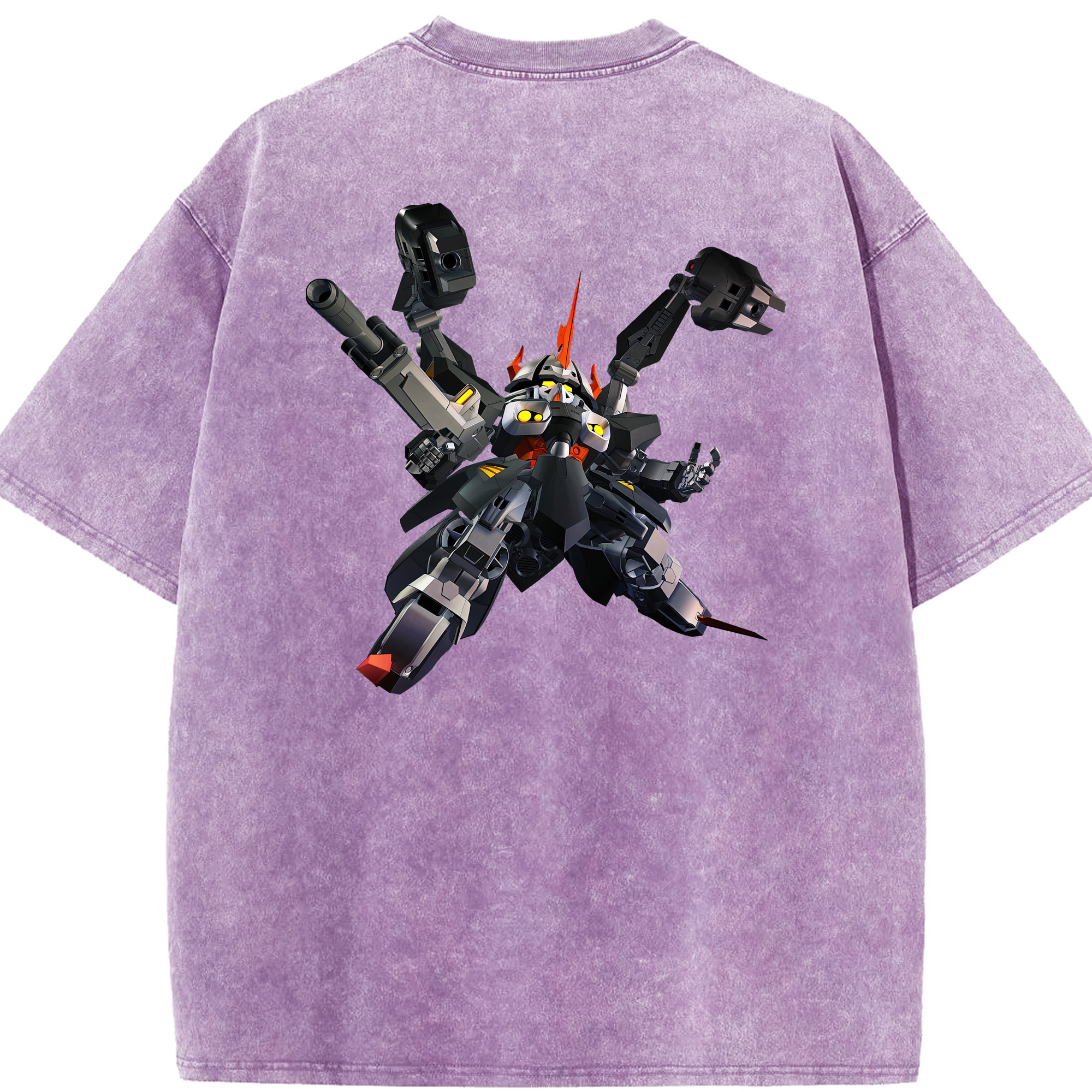（画像用） 機動戦士ガンダム Mobile Suit Gundam 綿100% ヴィンテージ風 半袖Tシャツ（背面プリント）