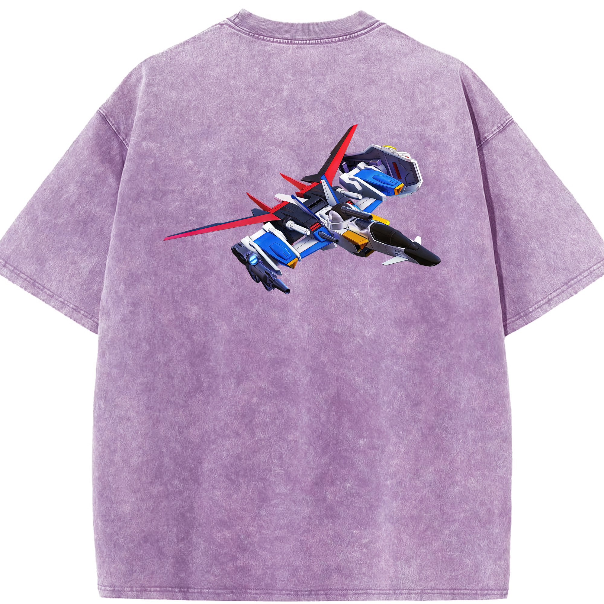 （画像用） 機動戦士ガンダム Mobile Suit Gundam 綿100% ヴィンテージ風 半袖Tシャツ（背面プリント）