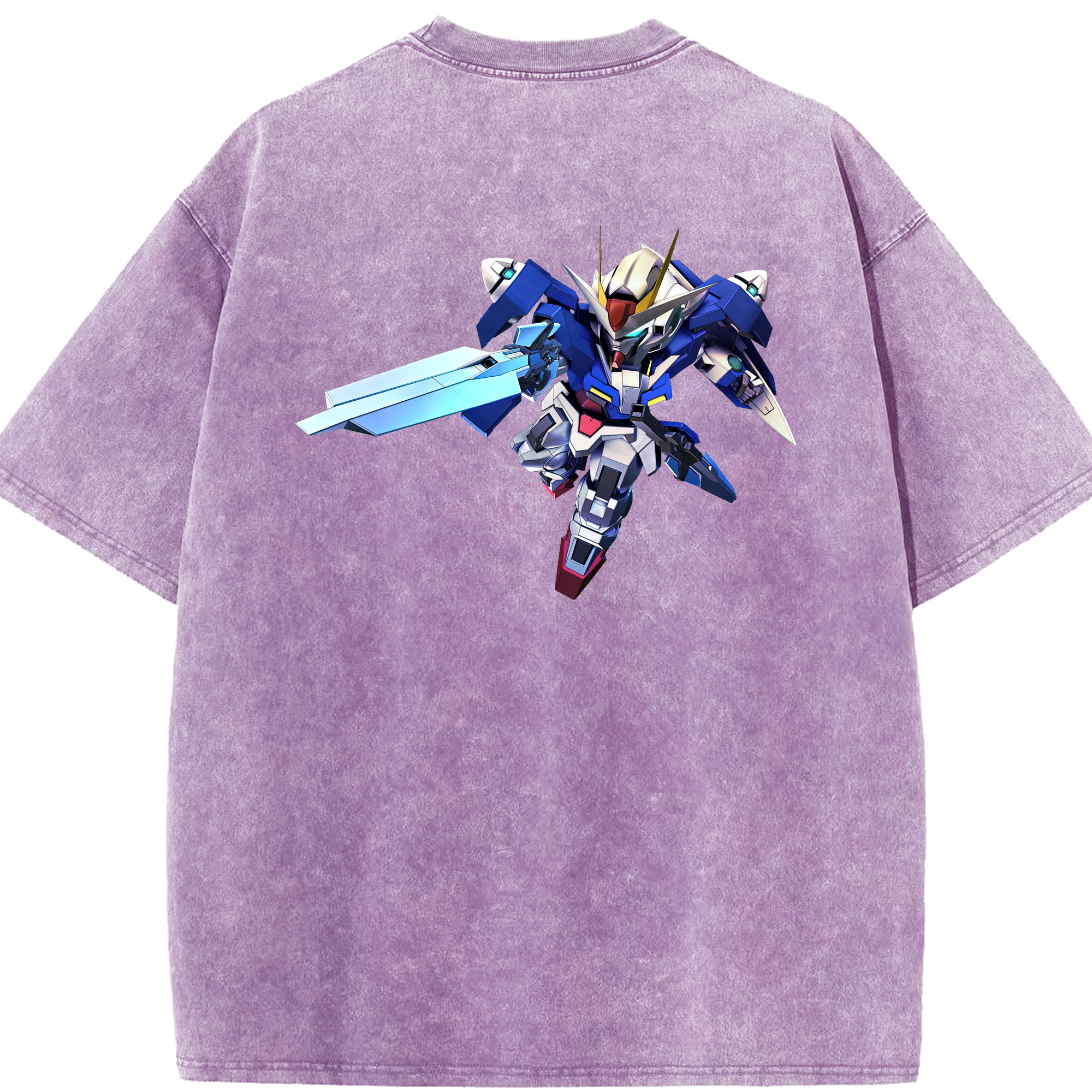 （画像用） 機動戦士ガンダム Mobile Suit Gundam 綿100% ヴィンテージ風 半袖Tシャツ（背面プリント）