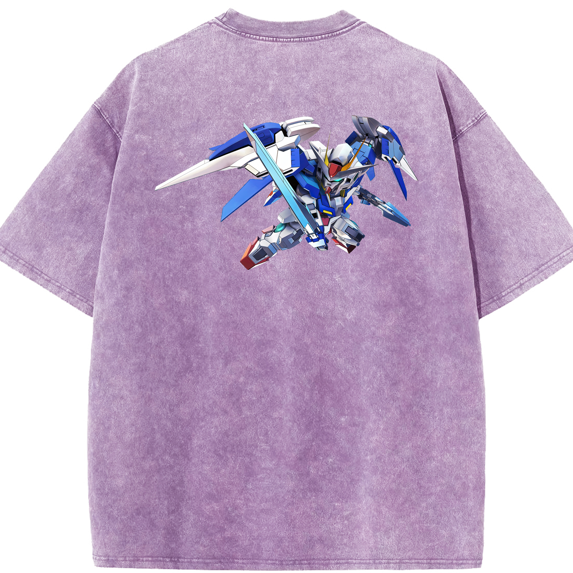（画像用） 機動戦士ガンダム Mobile Suit Gundam 綿100% ヴィンテージ風 半袖Tシャツ（背面プリント）