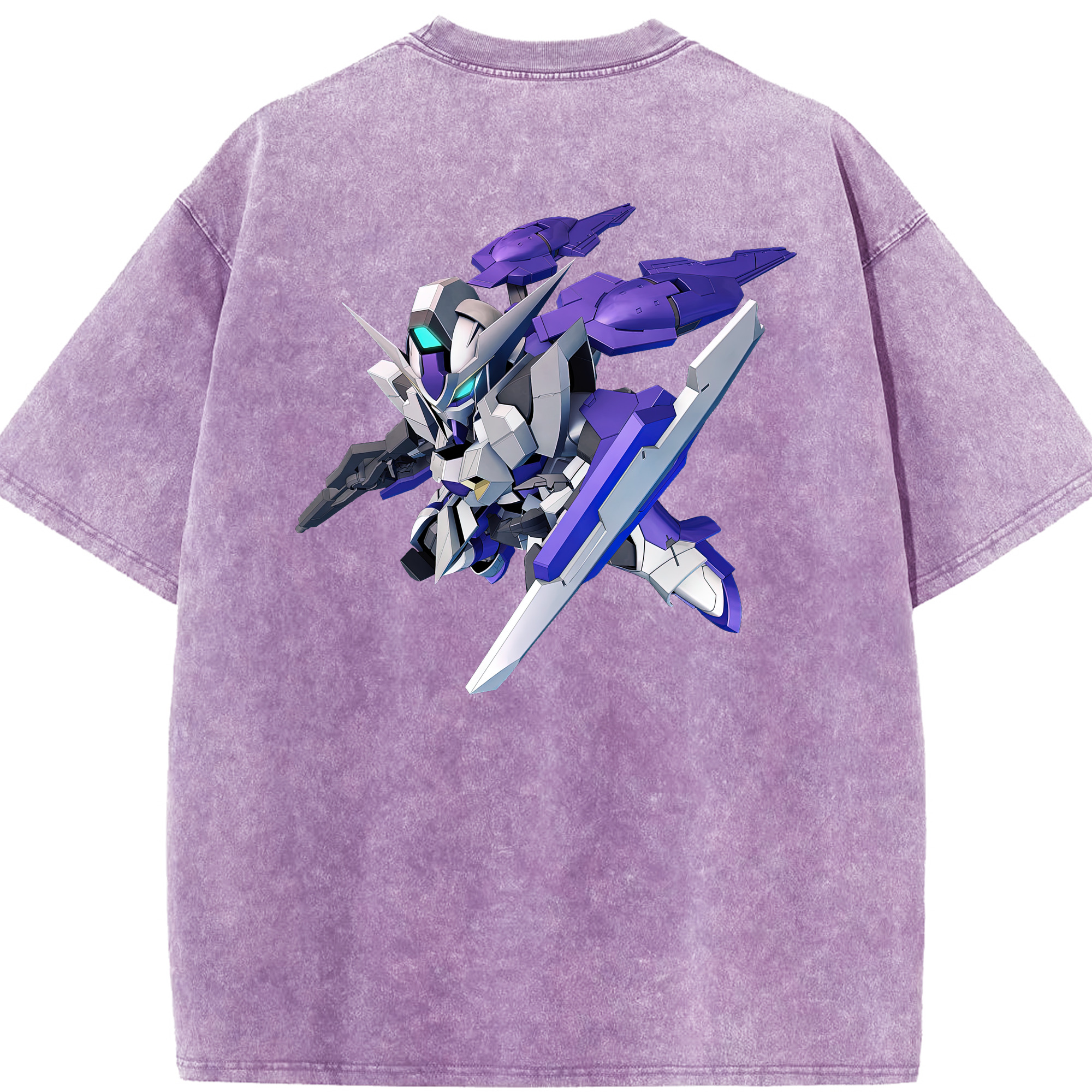 （画像用） 機動戦士ガンダム Mobile Suit Gundam 綿100% ヴィンテージ風 半袖Tシャツ（背面プリント）