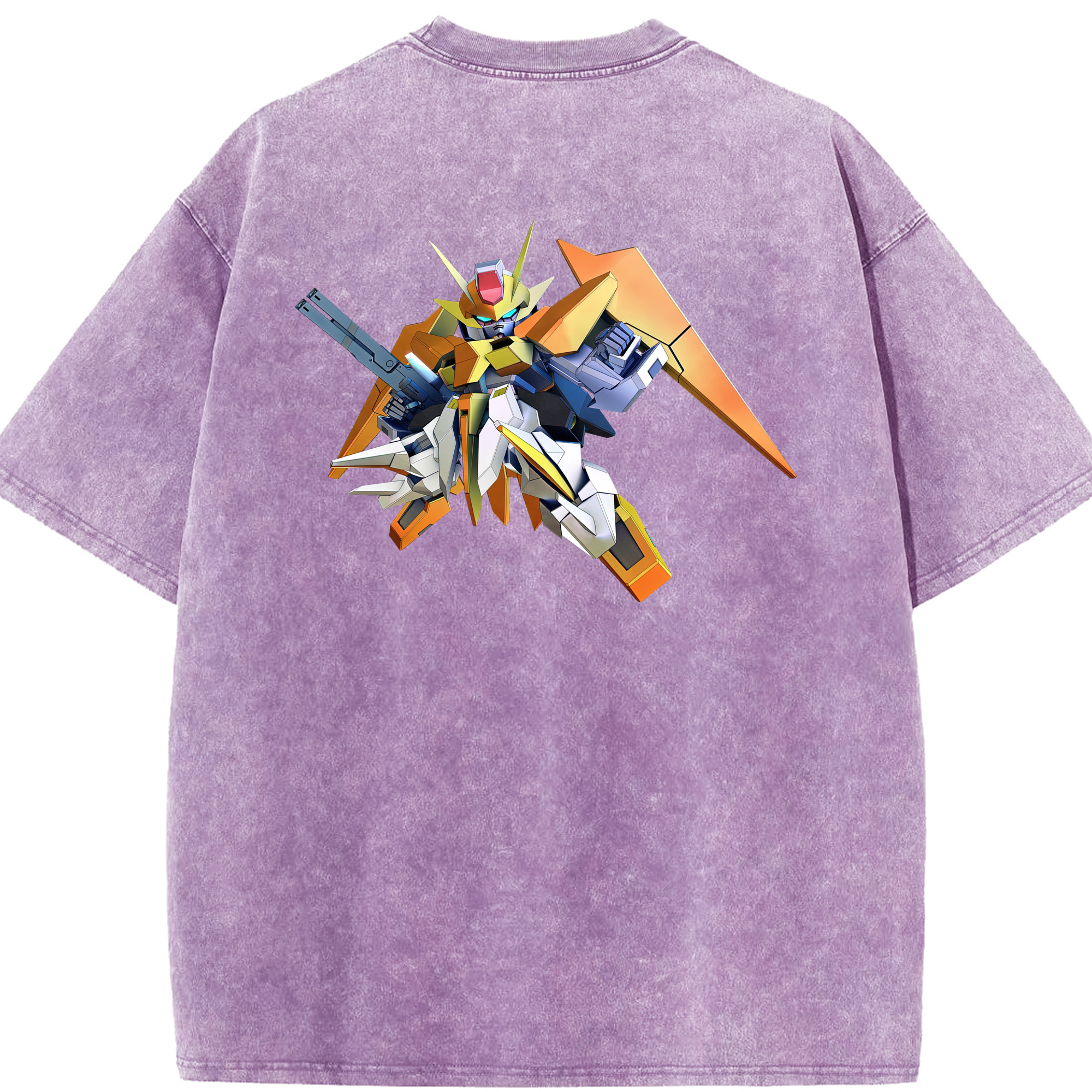 （画像用） 機動戦士ガンダム Mobile Suit Gundam 綿100% ヴィンテージ風 半袖Tシャツ（背面プリント）