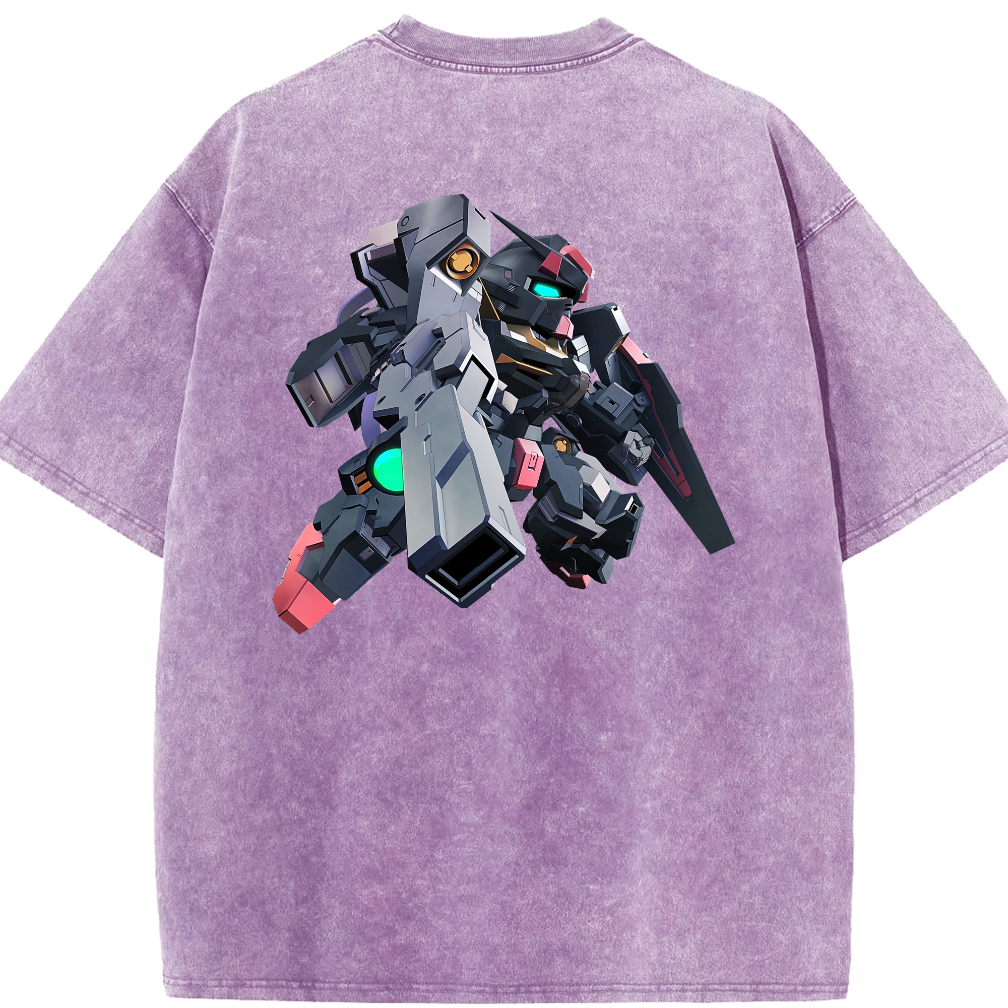 （画像用） 機動戦士ガンダム Mobile Suit Gundam 綿100% ヴィンテージ風 半袖Tシャツ（背面プリント）