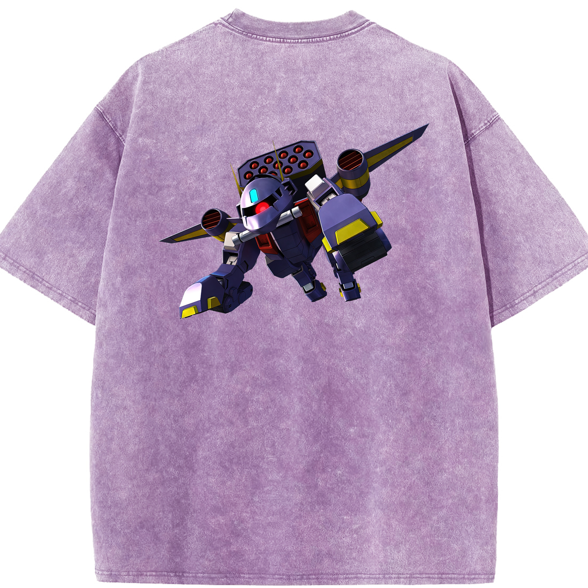 （画像用） 機動戦士ガンダム Mobile Suit Gundam 綿100% ヴィンテージ風 半袖Tシャツ（背面プリント）