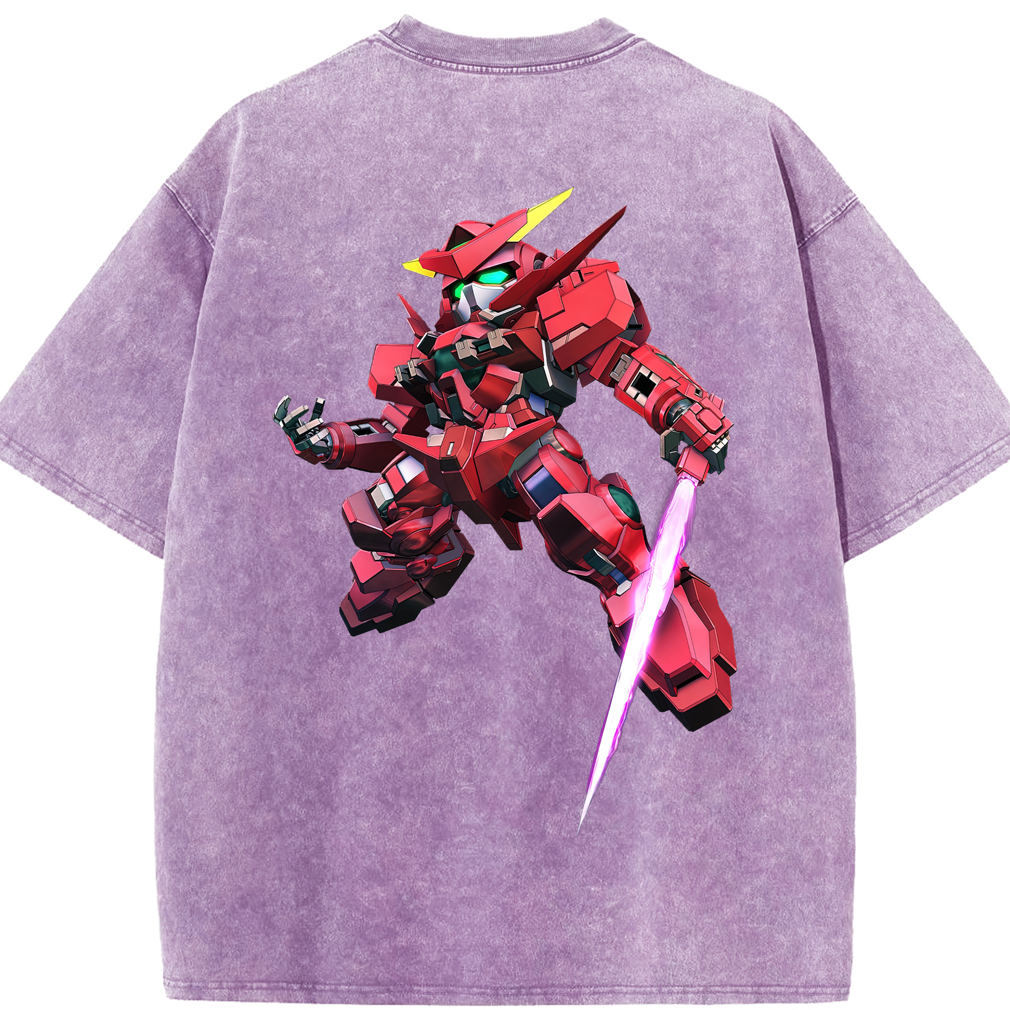 （画像用） 機動戦士ガンダム Mobile Suit Gundam 綿100% ヴィンテージ風 半袖Tシャツ（背面プリント）