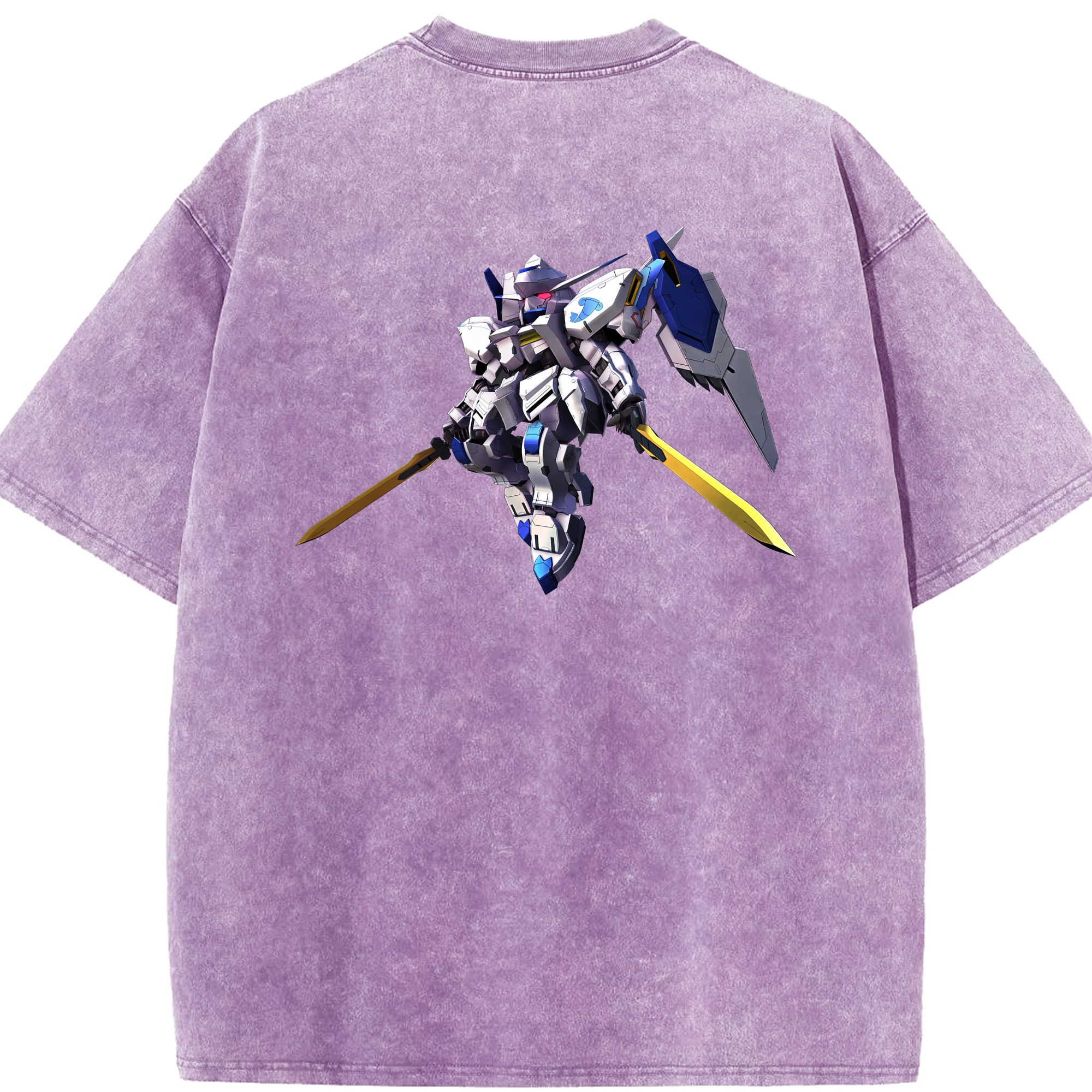 （画像用） 機動戦士ガンダム Mobile Suit Gundam 綿100% ヴィンテージ風 半袖Tシャツ（背面プリント）
