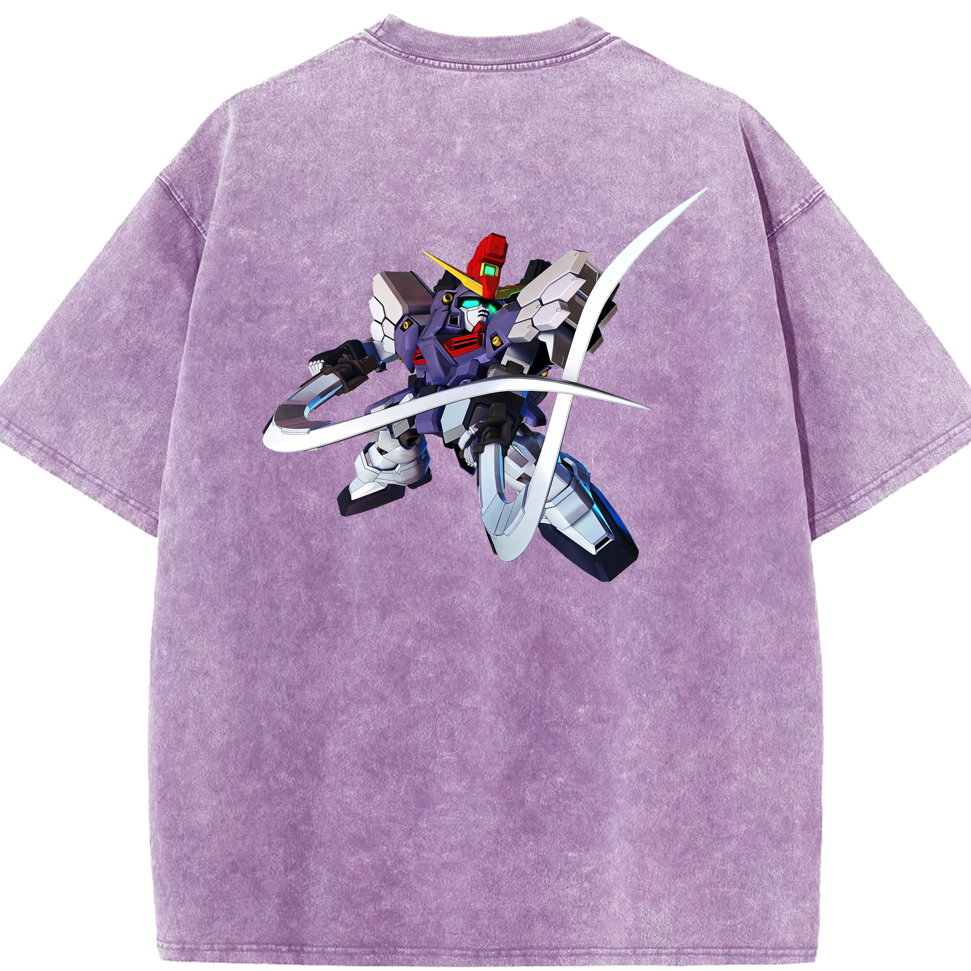 （画像用） 機動戦士ガンダム Mobile Suit Gundam 綿100% ヴィンテージ風 半袖Tシャツ（背面プリント）