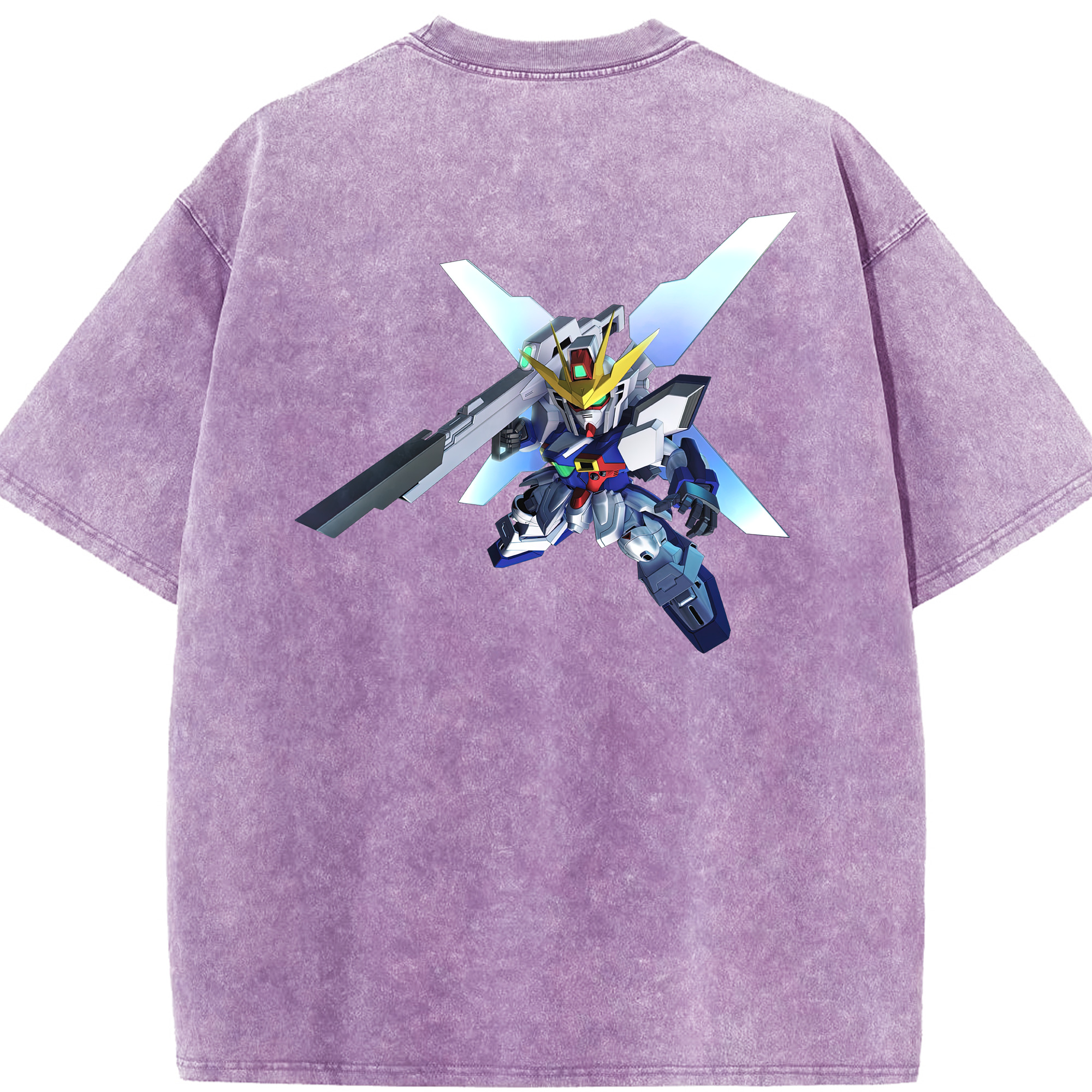 （画像用） 機動戦士ガンダム Mobile Suit Gundam 綿100% ヴィンテージ風 半袖Tシャツ（背面プリント）