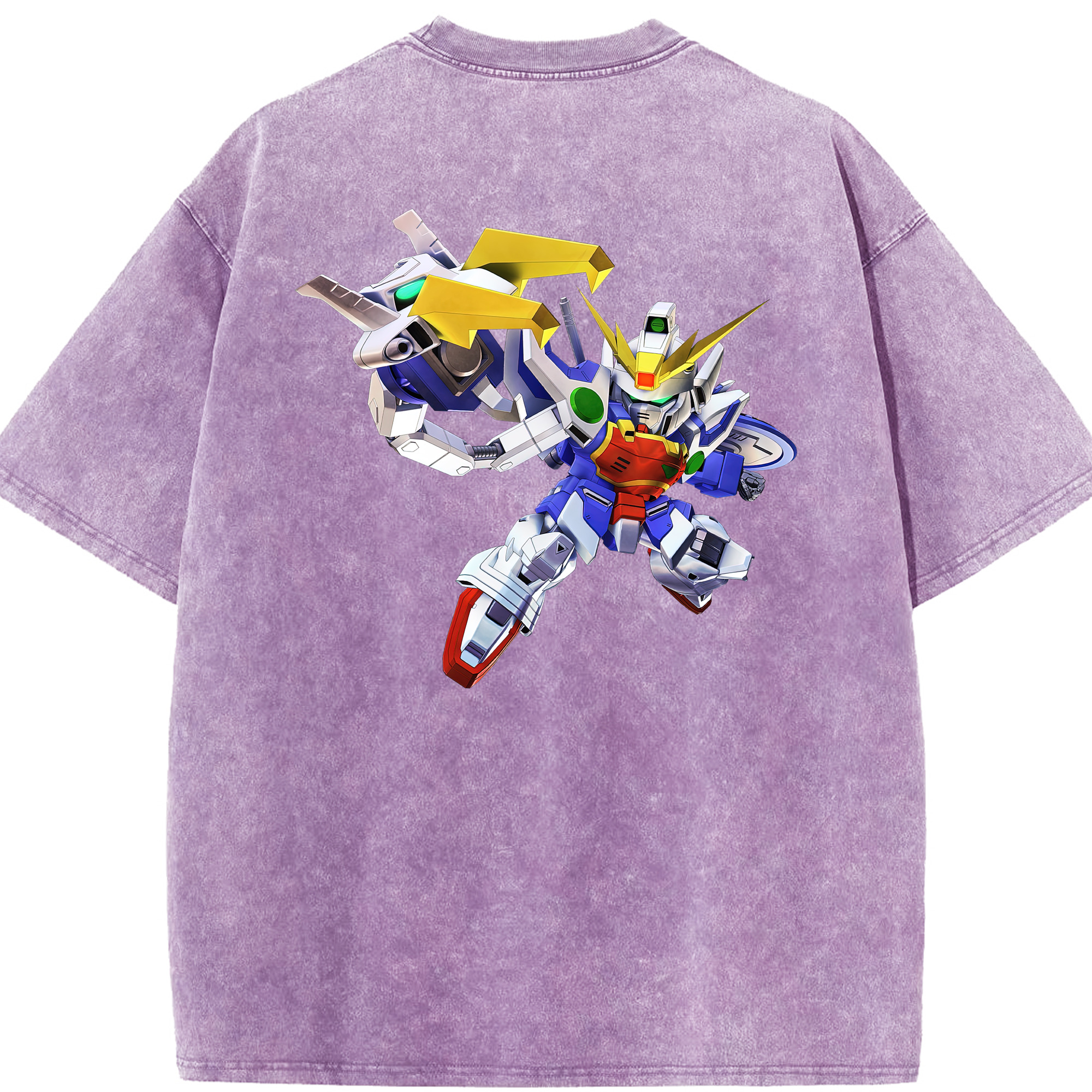 （画像用） 機動戦士ガンダム Mobile Suit Gundam 綿100% ヴィンテージ風 半袖Tシャツ（背面プリント）