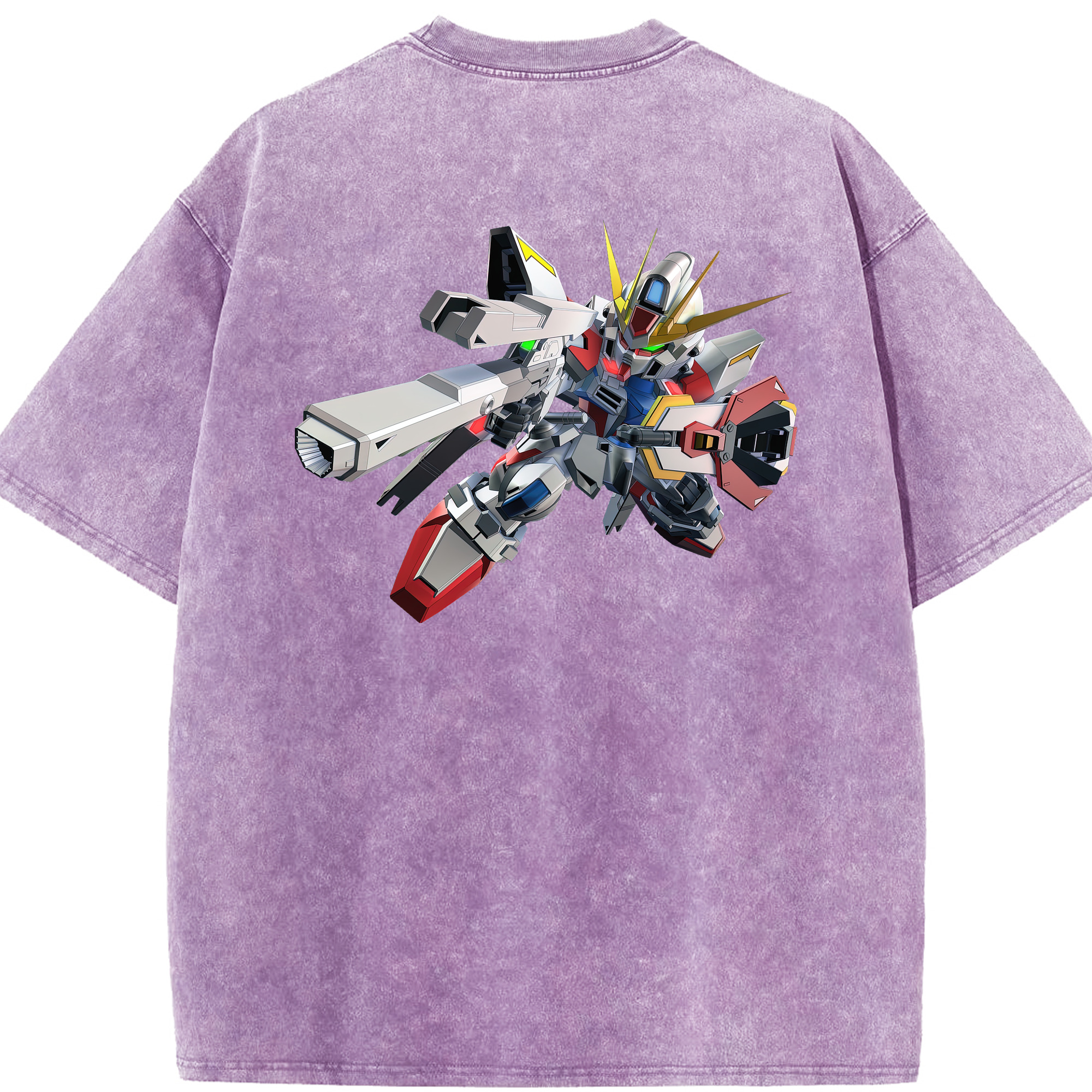 （画像用） 機動戦士ガンダム Mobile Suit Gundam 綿100% ヴィンテージ風 半袖Tシャツ（背面プリント）