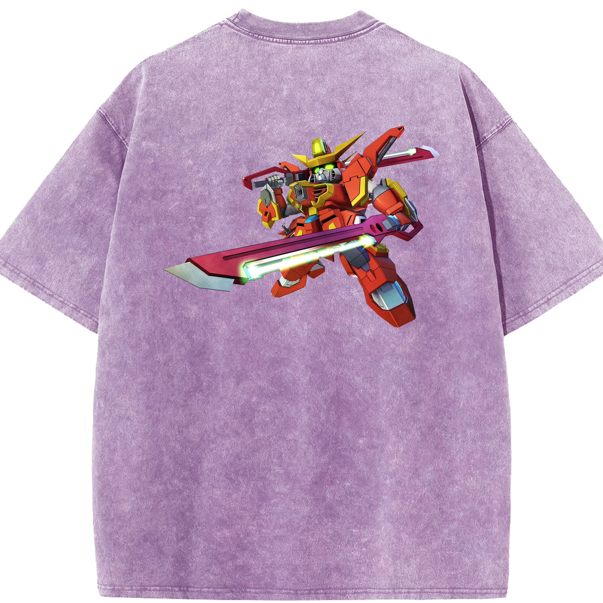 （画像用） 機動戦士ガンダム Mobile Suit Gundam 綿100% ヴィンテージ風 半袖Tシャツ（背面プリント）