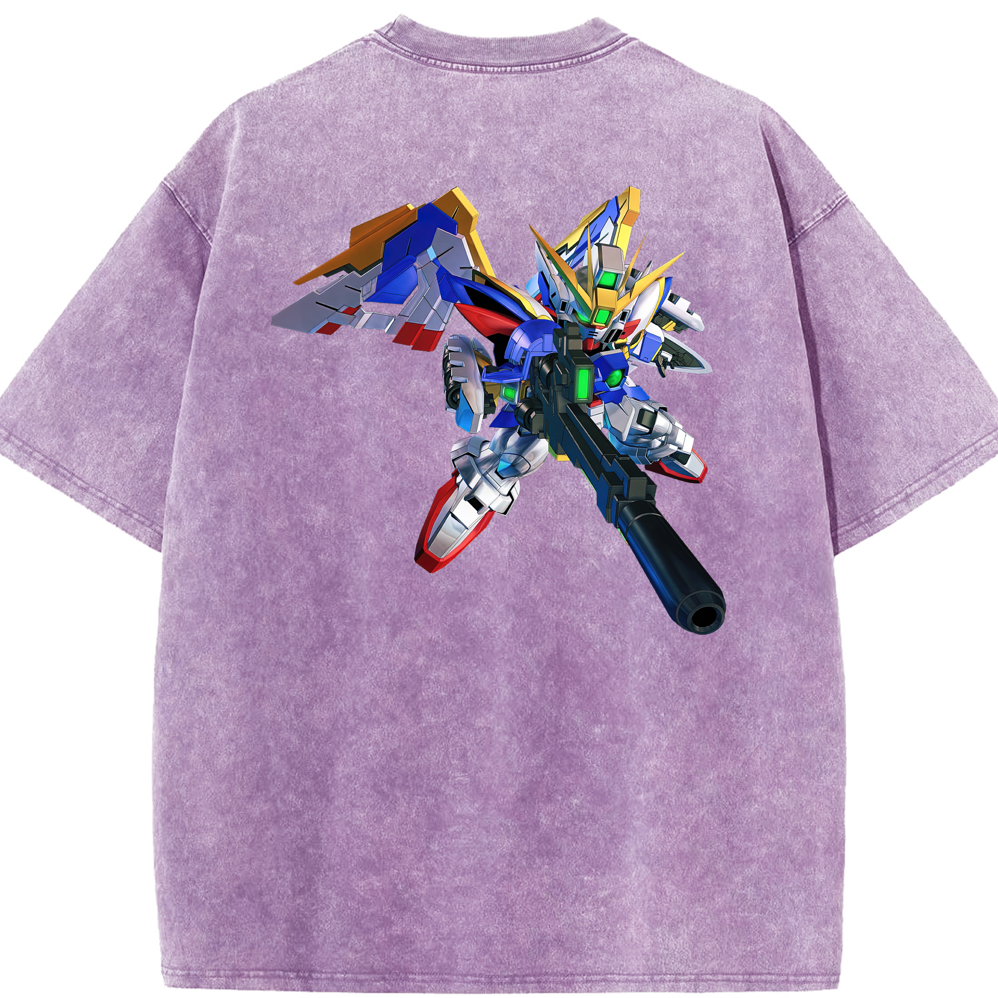 （画像用） 機動戦士ガンダム Mobile Suit Gundam 綿100% ヴィンテージ風 半袖Tシャツ（背面プリント）