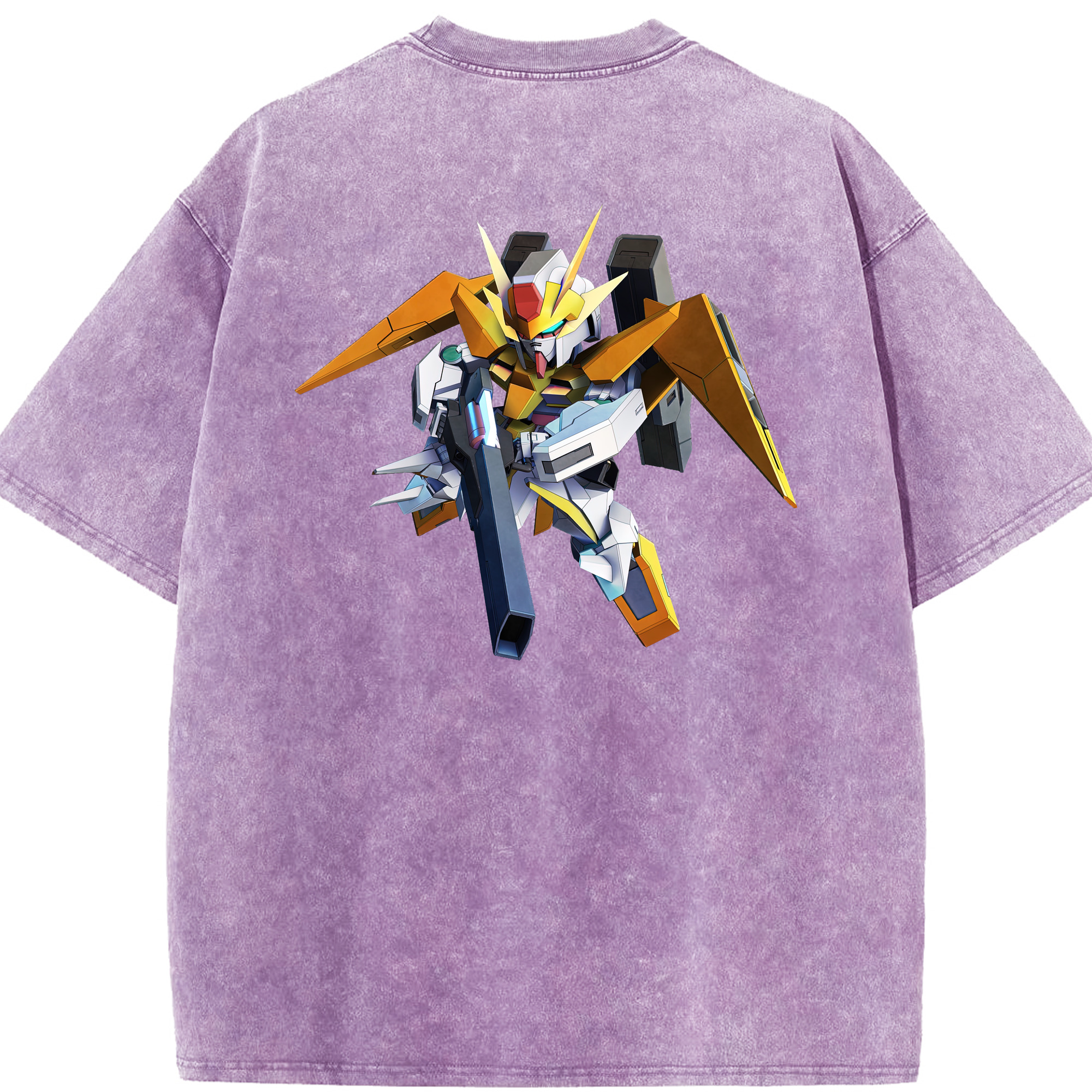 （画像用） 機動戦士ガンダム Mobile Suit Gundam 綿100% ヴィンテージ風 半袖Tシャツ（背面プリント）