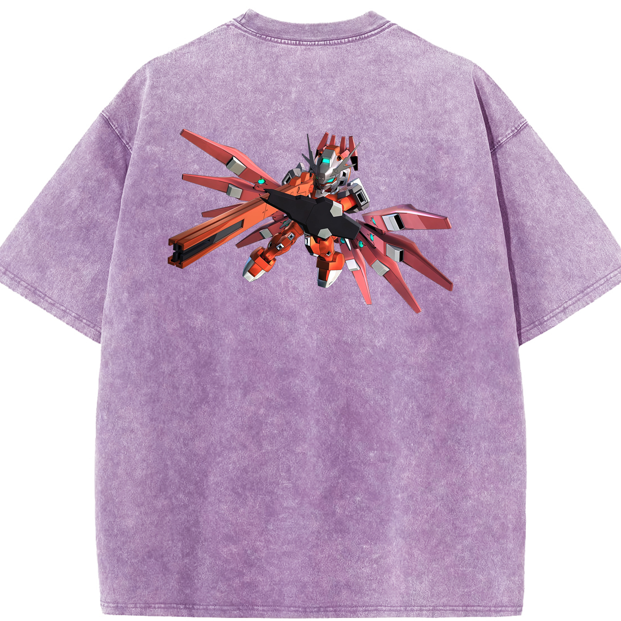 （画像用） 機動戦士ガンダム Mobile Suit Gundam 綿100% ヴィンテージ風 半袖Tシャツ（背面プリント）