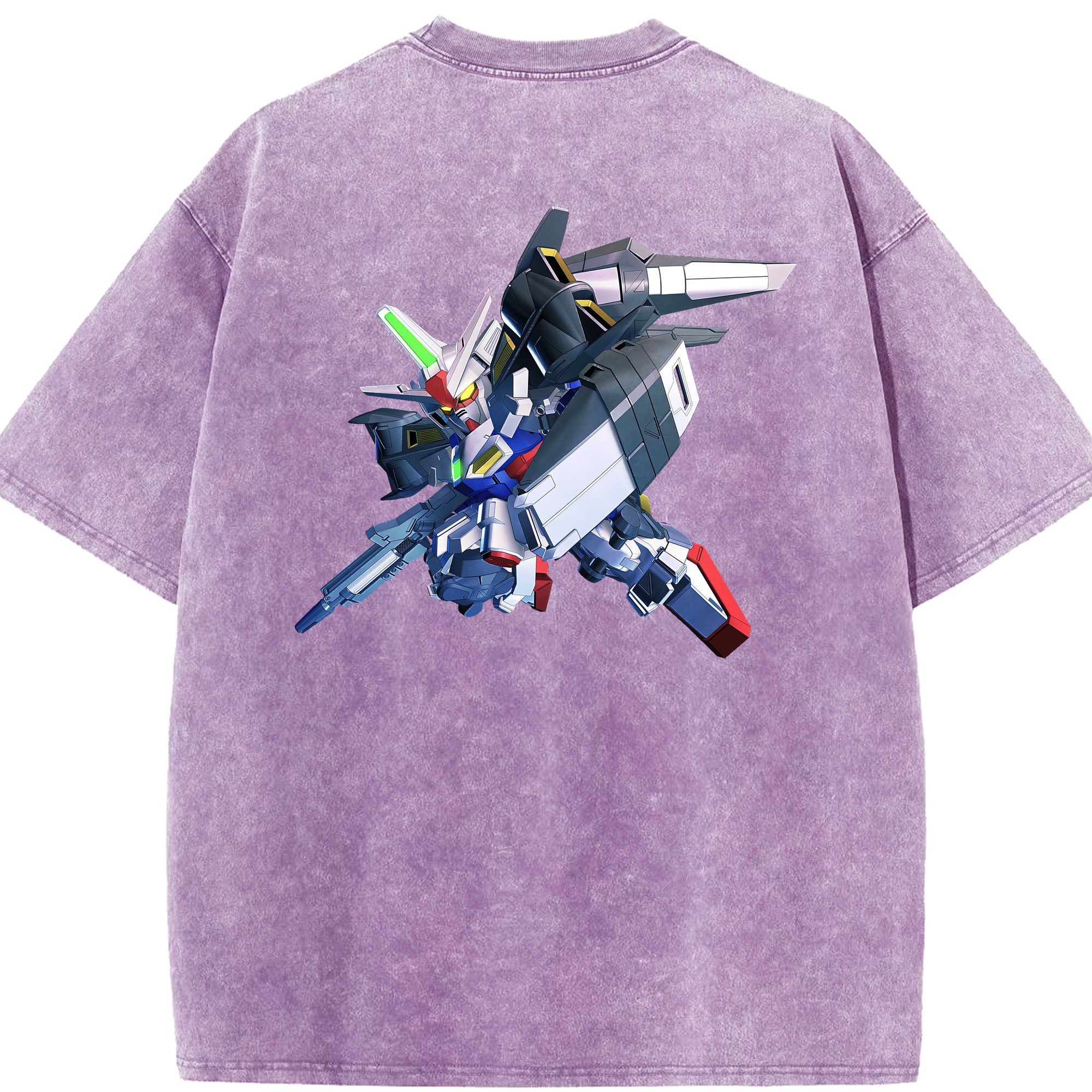 （画像用） 機動戦士ガンダム Mobile Suit Gundam 綿100% ヴィンテージ風 半袖Tシャツ（背面プリント）