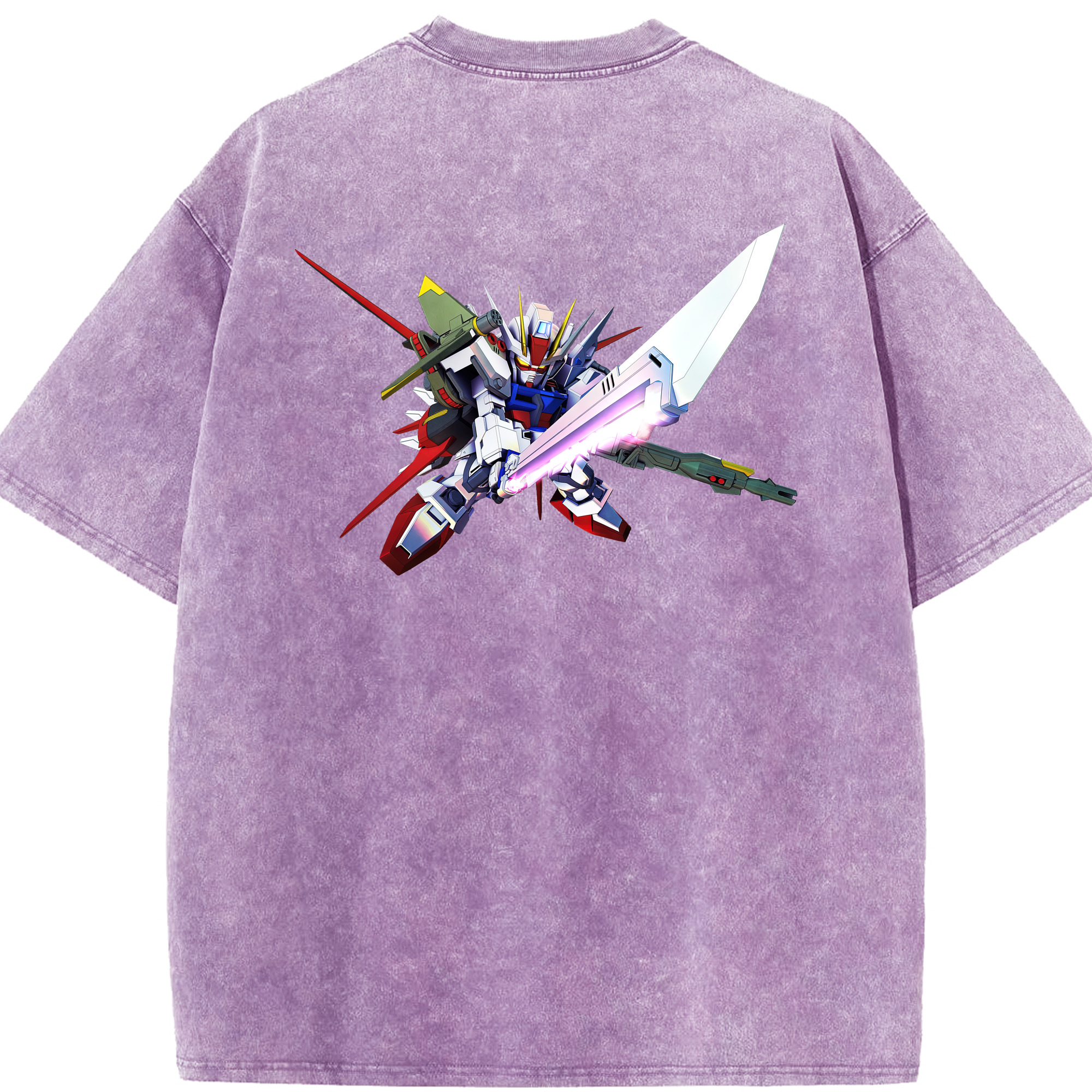 （画像用） 機動戦士ガンダム Mobile Suit Gundam 綿100% ヴィンテージ風 半袖Tシャツ（背面プリント）
