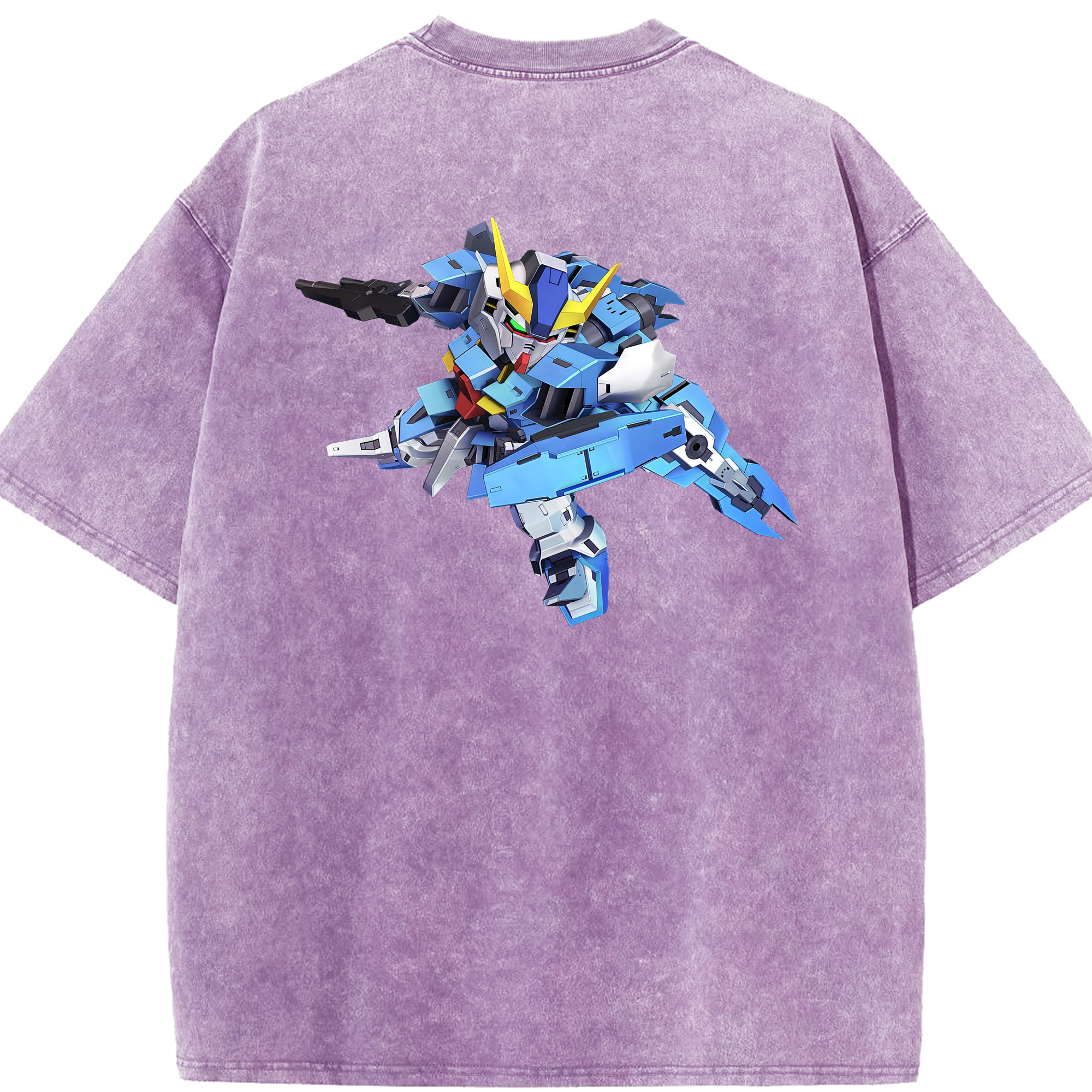 （画像用） 機動戦士ガンダム Mobile Suit Gundam 綿100% ヴィンテージ風 半袖Tシャツ（背面プリント）