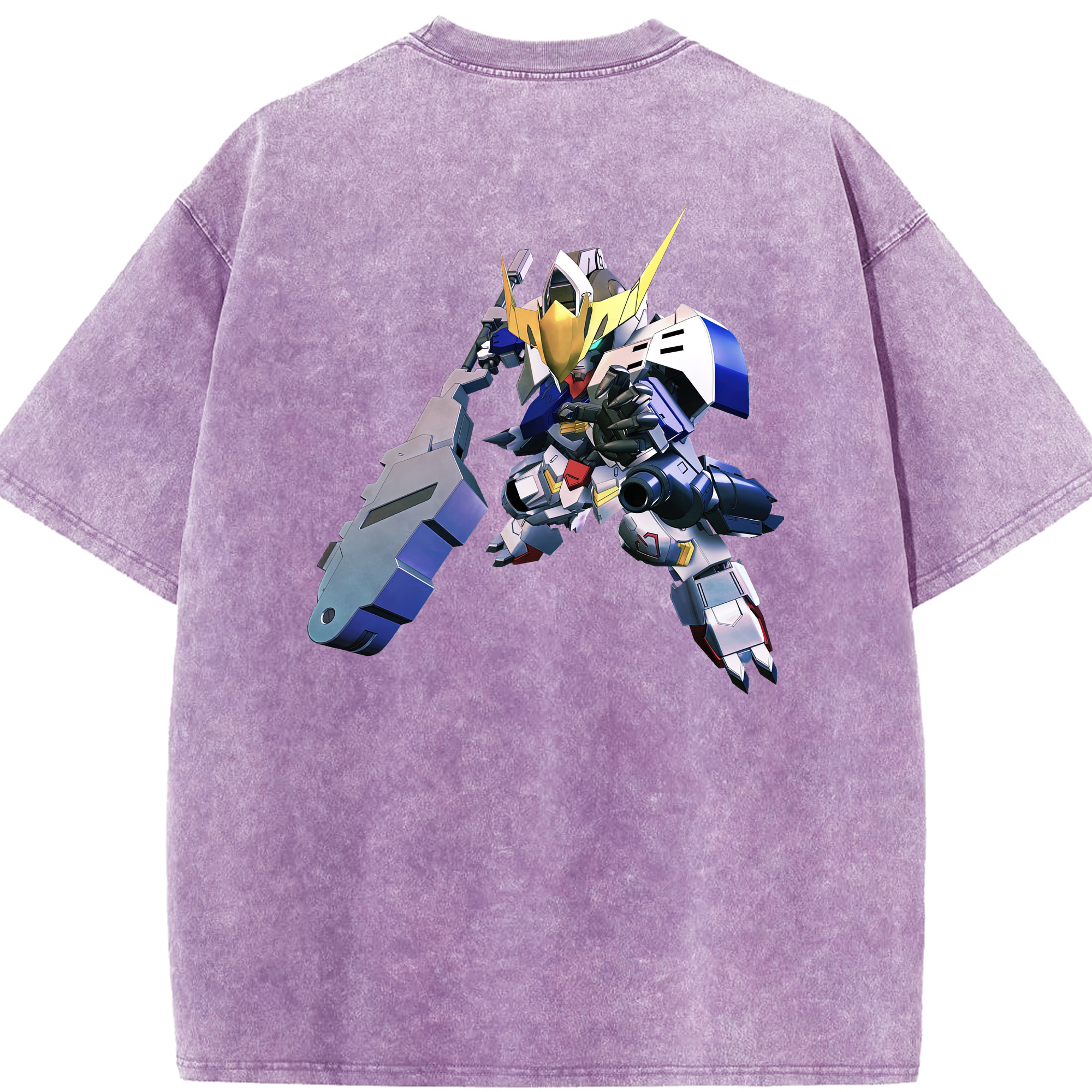 （画像用） 機動戦士ガンダム Mobile Suit Gundam 綿100% ヴィンテージ風 半袖Tシャツ（背面プリント）
