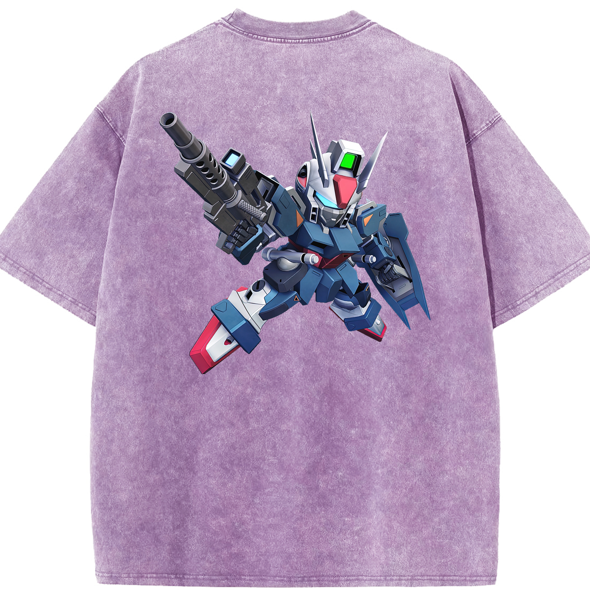 （画像用） 機動戦士ガンダム Mobile Suit Gundam 綿100% ヴィンテージ風 半袖Tシャツ（背面プリント）