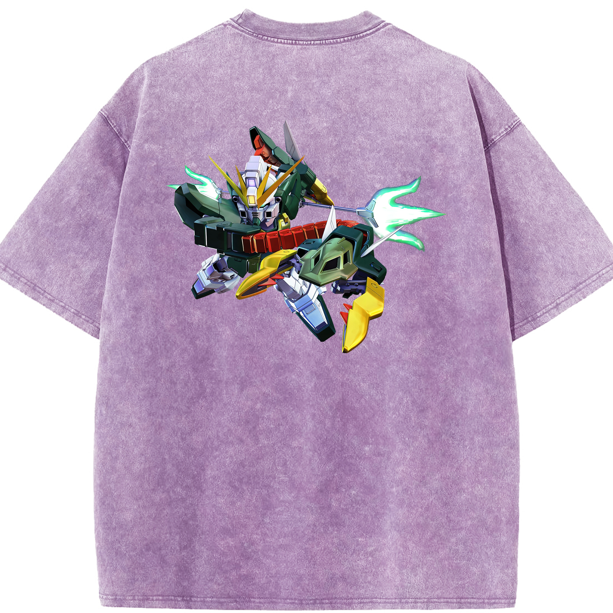 （画像用） 機動戦士ガンダム Mobile Suit Gundam 綿100% ヴィンテージ風 半袖Tシャツ（背面プリント）