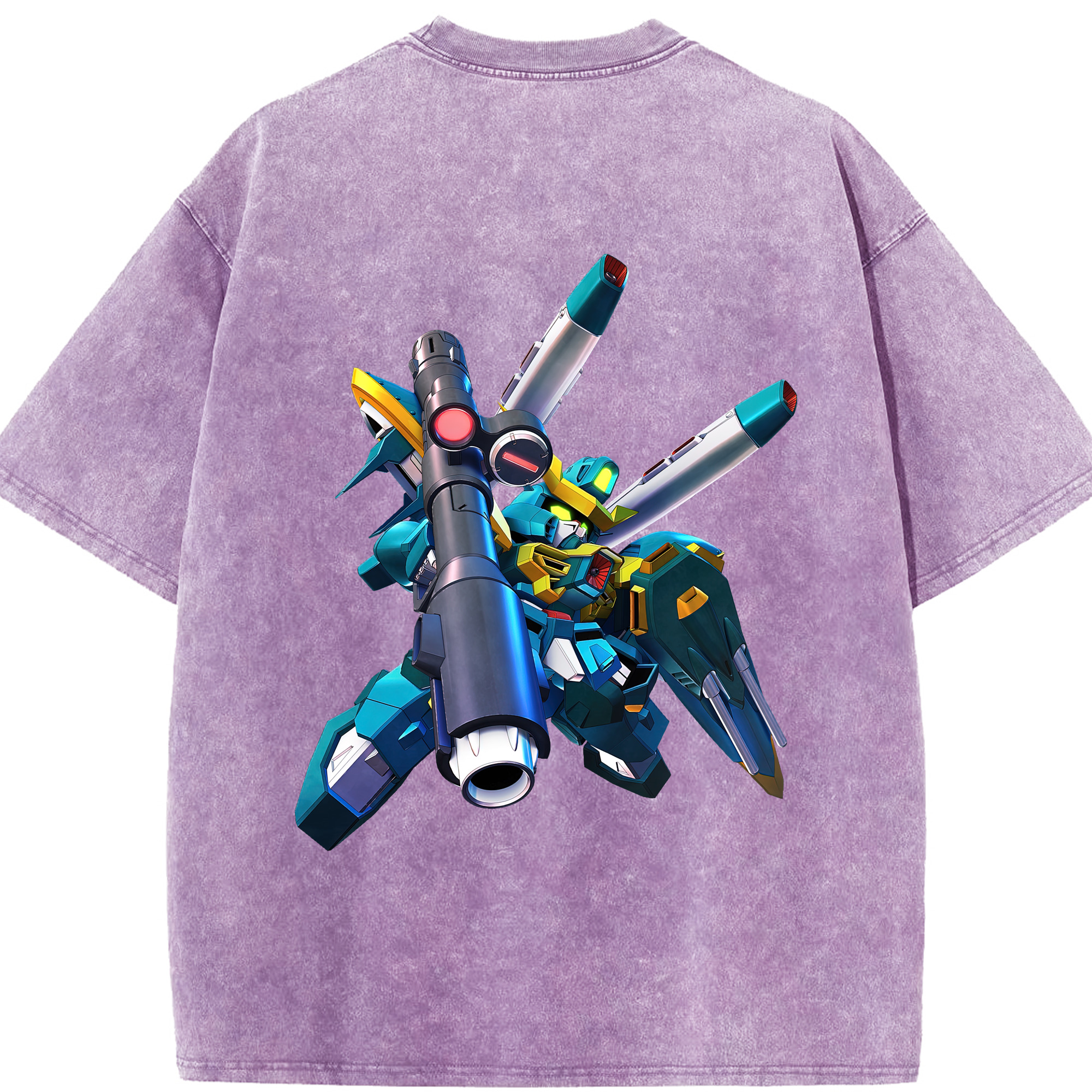 （画像用） 機動戦士ガンダム Mobile Suit Gundam 綿100% ヴィンテージ風 半袖Tシャツ（背面プリント）