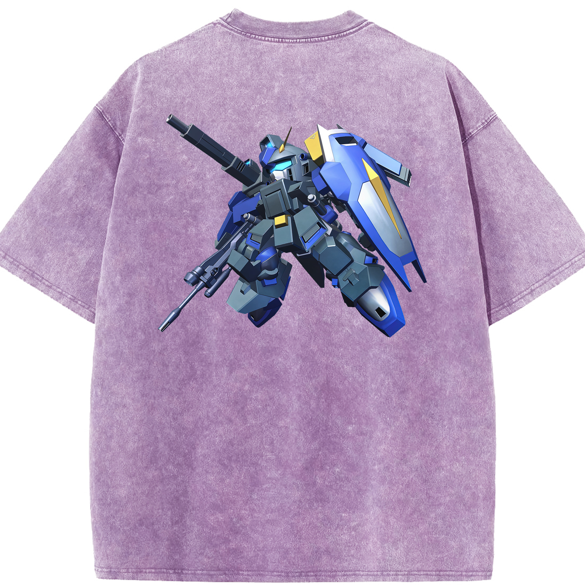 （画像用） 機動戦士ガンダム Mobile Suit Gundam 綿100% ヴィンテージ風 半袖Tシャツ（背面プリント）