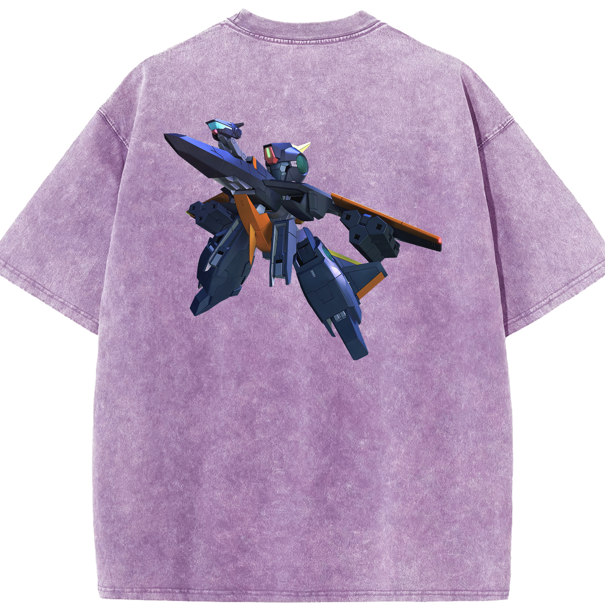 （画像用） 機動戦士ガンダム Mobile Suit Gundam 綿100% ヴィンテージ風 半袖Tシャツ（背面プリント）