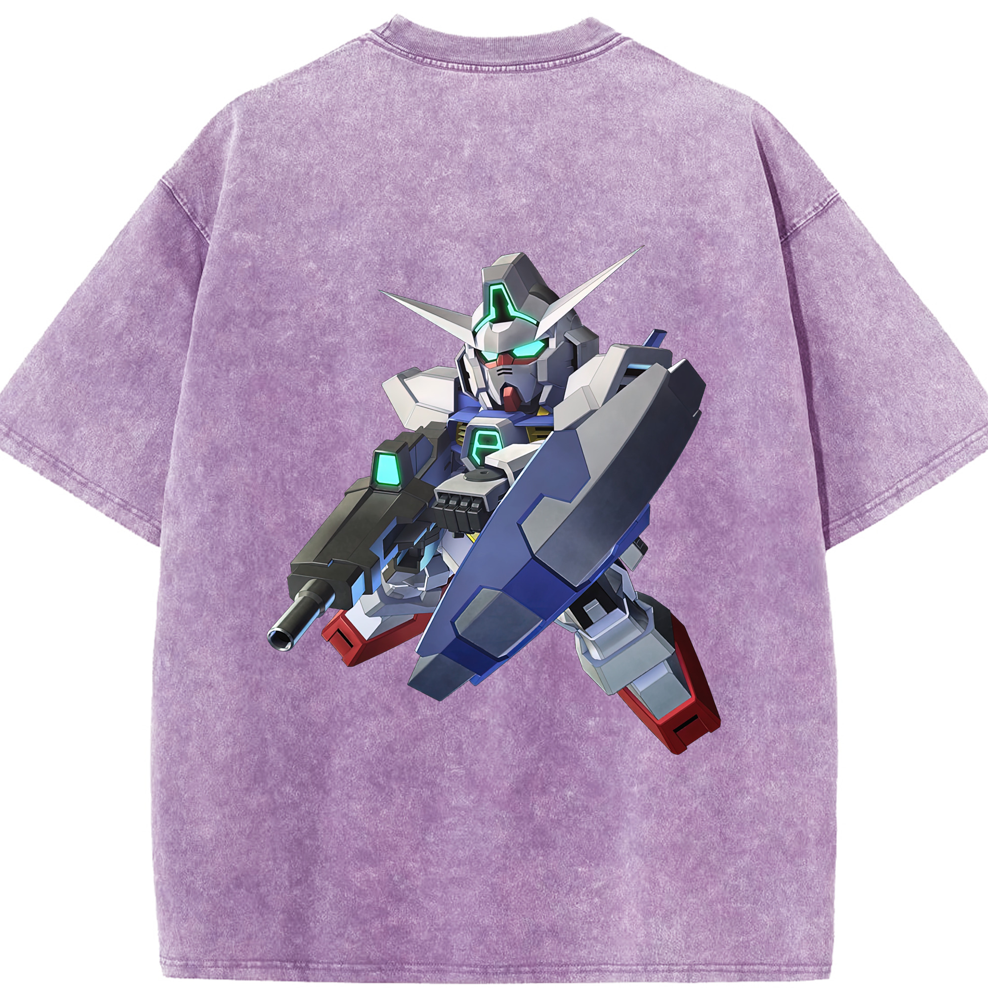 （画像用） 機動戦士ガンダム Mobile Suit Gundam 綿100% ヴィンテージ風 半袖Tシャツ（背面プリント）